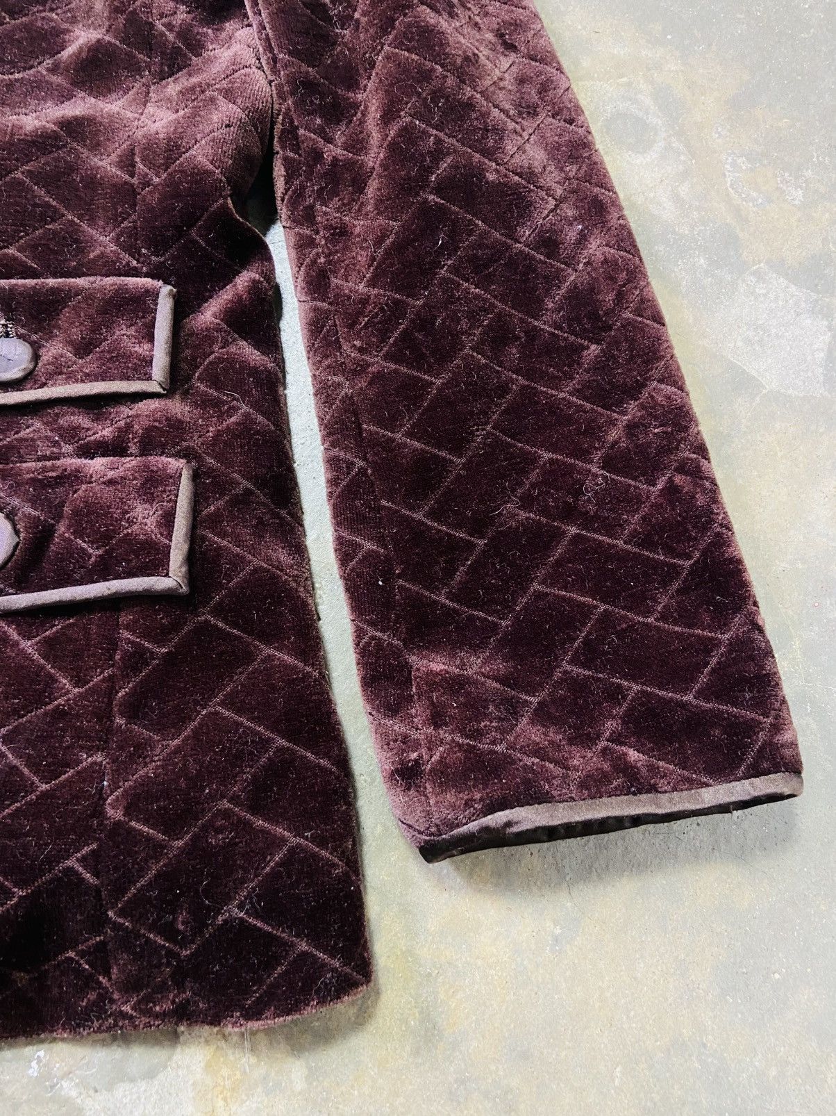 Japanese Brand Takeo Nishida Velvet Blazer Size S / US 4 / IT 40 - 6 Thumbnail