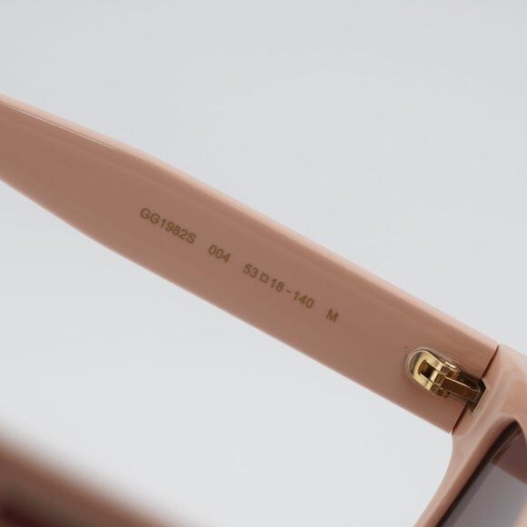 Gucci Gucci GG1982S 004 Sunglasses Shiny Vintage Pink Cat Eye Size ONE SIZE - 6 Thumbnail