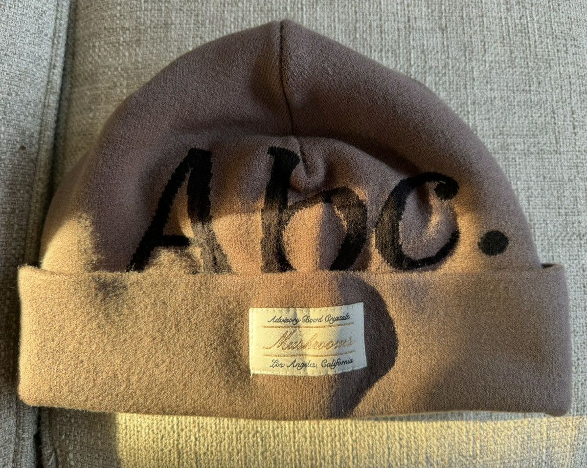 Advisory Board Crystals Beanie Hat Cap Brown ABC Knit