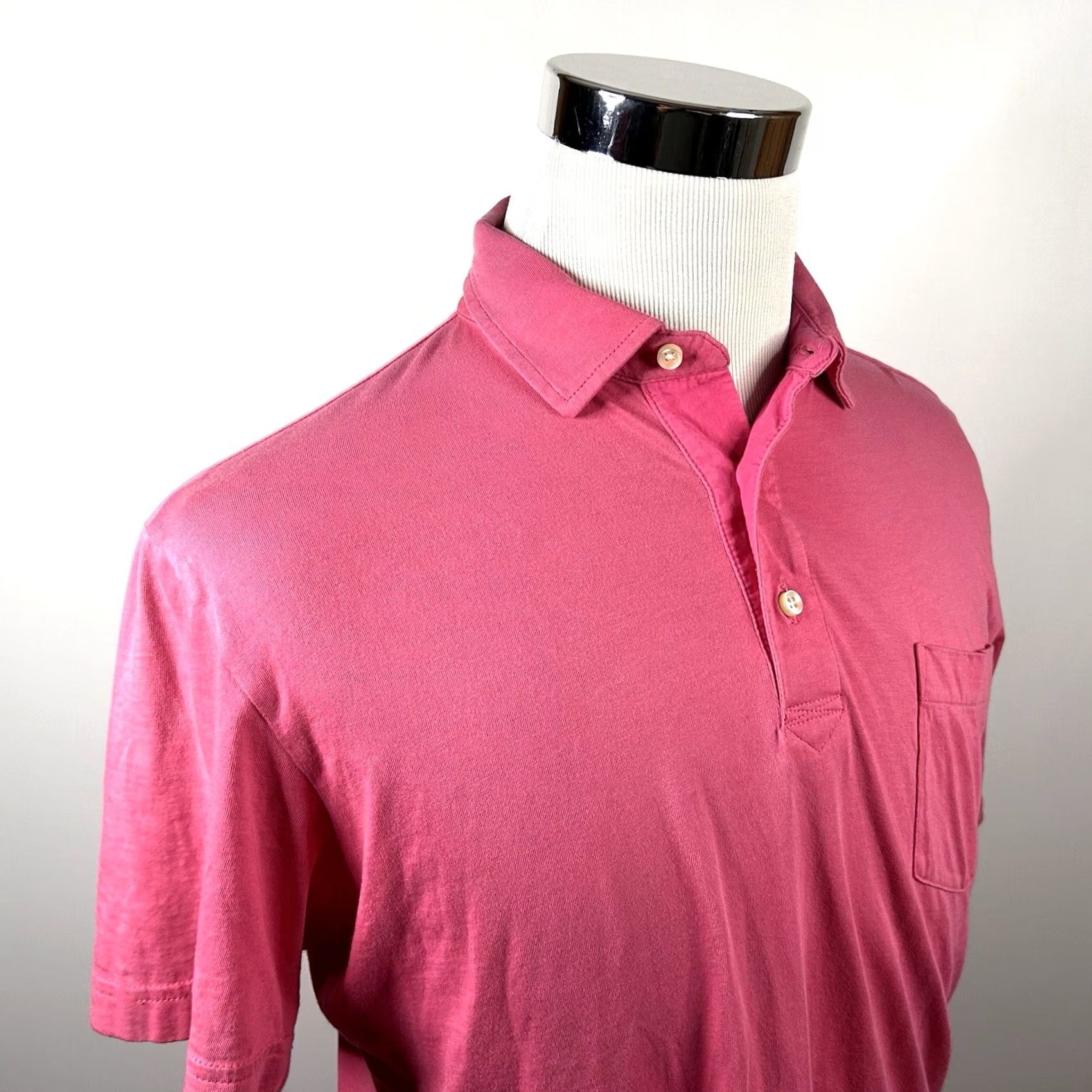 Peter Millar Peter Millar Polo Shirt 100% Pima Cotton Light Pink Golf Sports Short Sleeve Collared Shirt Mens S Size US S / EU 44-46 / 1 - 2 Thumbnail