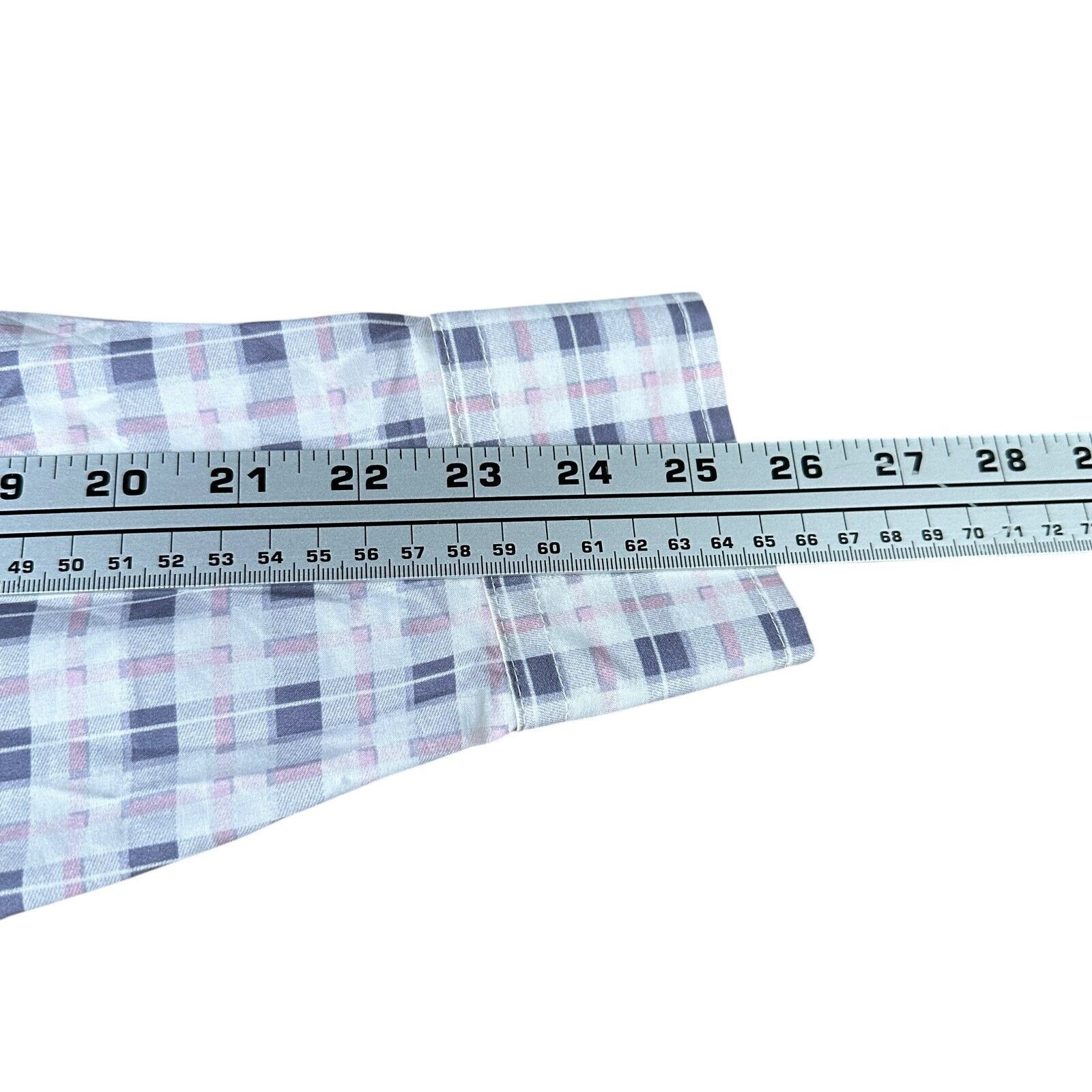 Other WRK 4-Way Stretch Dress Shirt Men’s 15.5 White Gray Pink Size US M / EU 48-50 / 2 - 9 Thumbnail