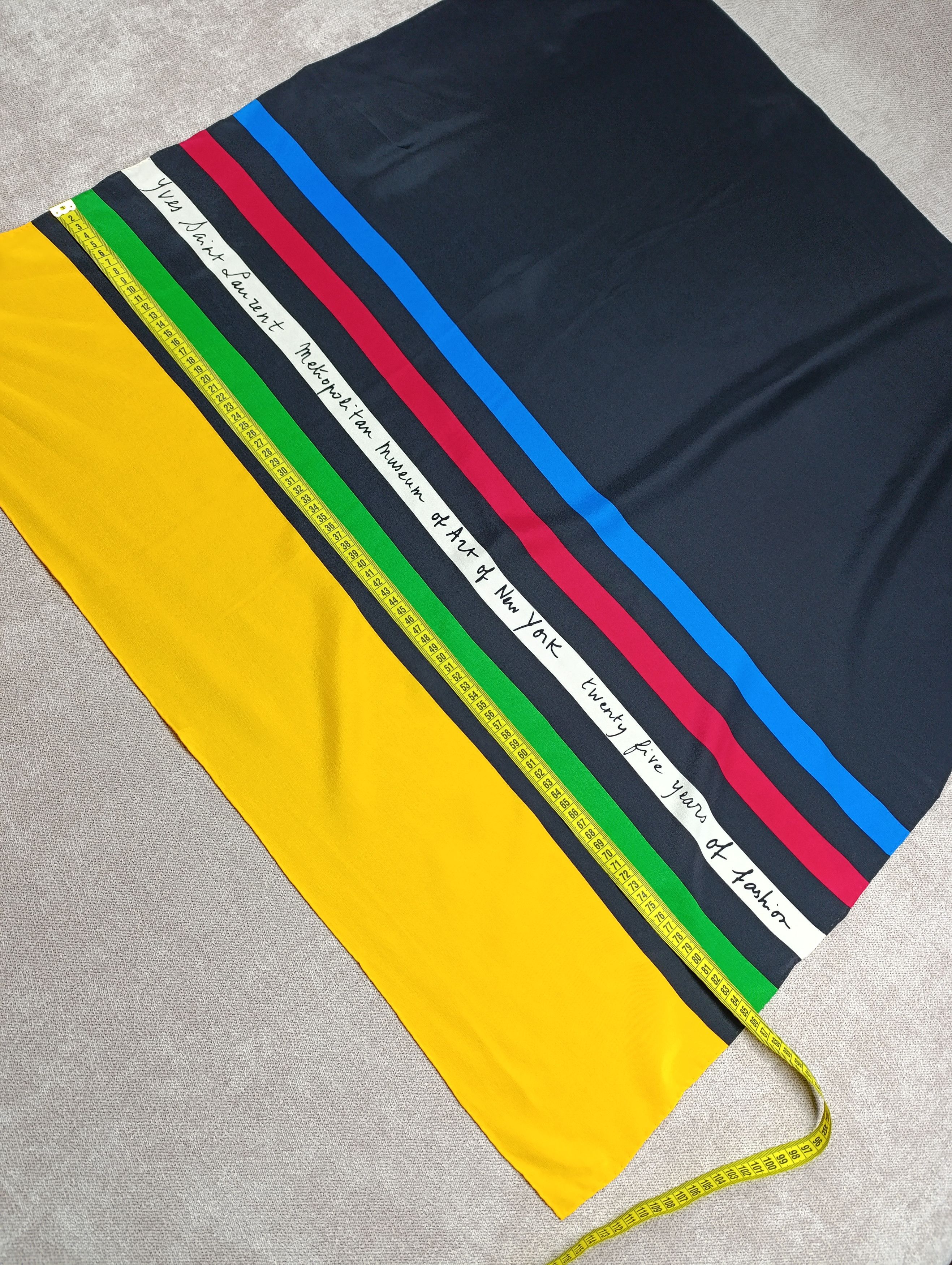 Yves Saint Laurent Yves Saint Laurent Silk Scarf – Metropolitan Museum of Art Size ONE SIZE - 8 Thumbnail