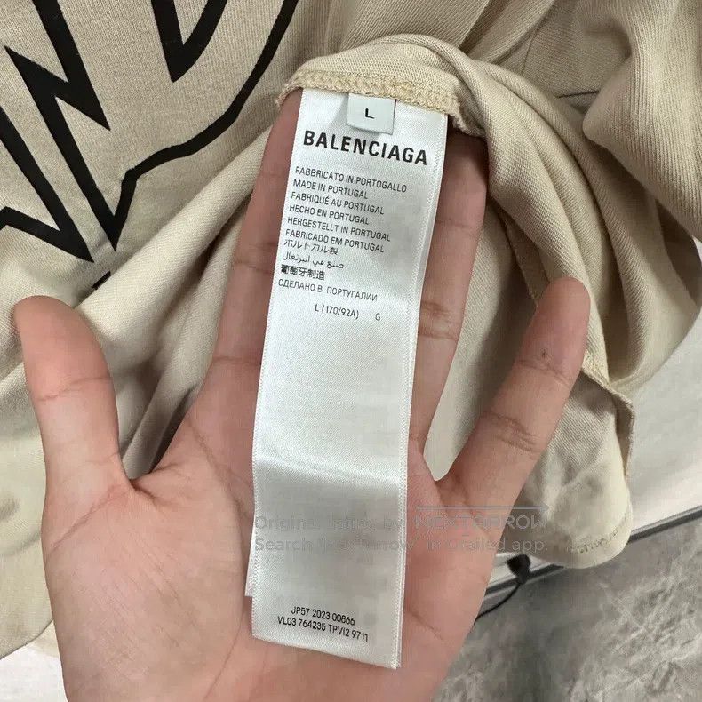 Balenciaga Balenciaga Icon Printed Crew Neck Short Sleeve T-Shirt Size US L / EU 52-54 / 3 - 4 Thumbnail