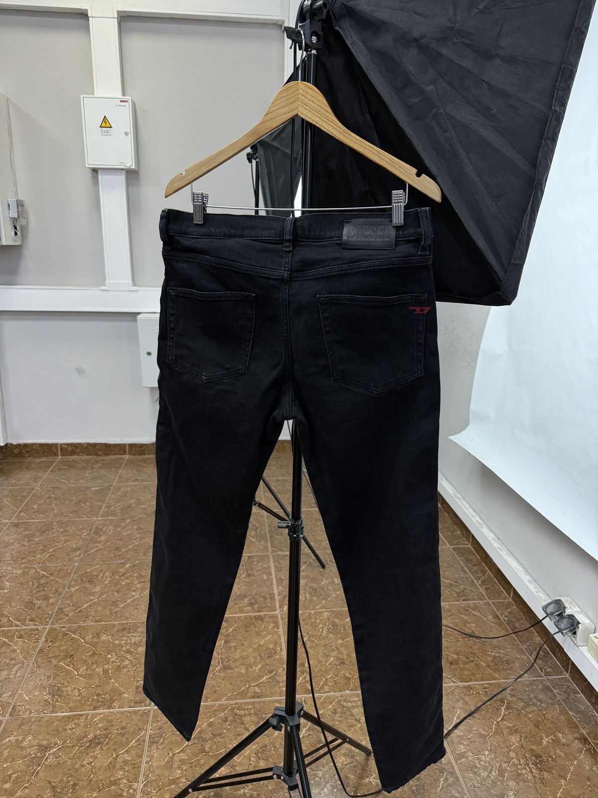 Diesel 🇺🇸 Diesel D-Strukt Slim 009HY Stretch Jeans Punk Opium Style Size US 33 - 4 Thumbnail