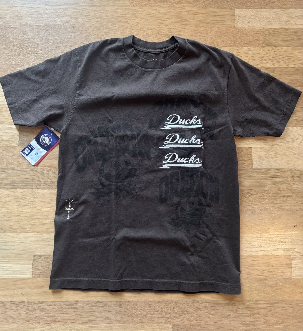 Mitchell & Ness × Travis Scott Travis Scott Michell & Ness Texas Longhorns Seal Tee Size US XL / EU 56 / 4 - 1 Thumbnail