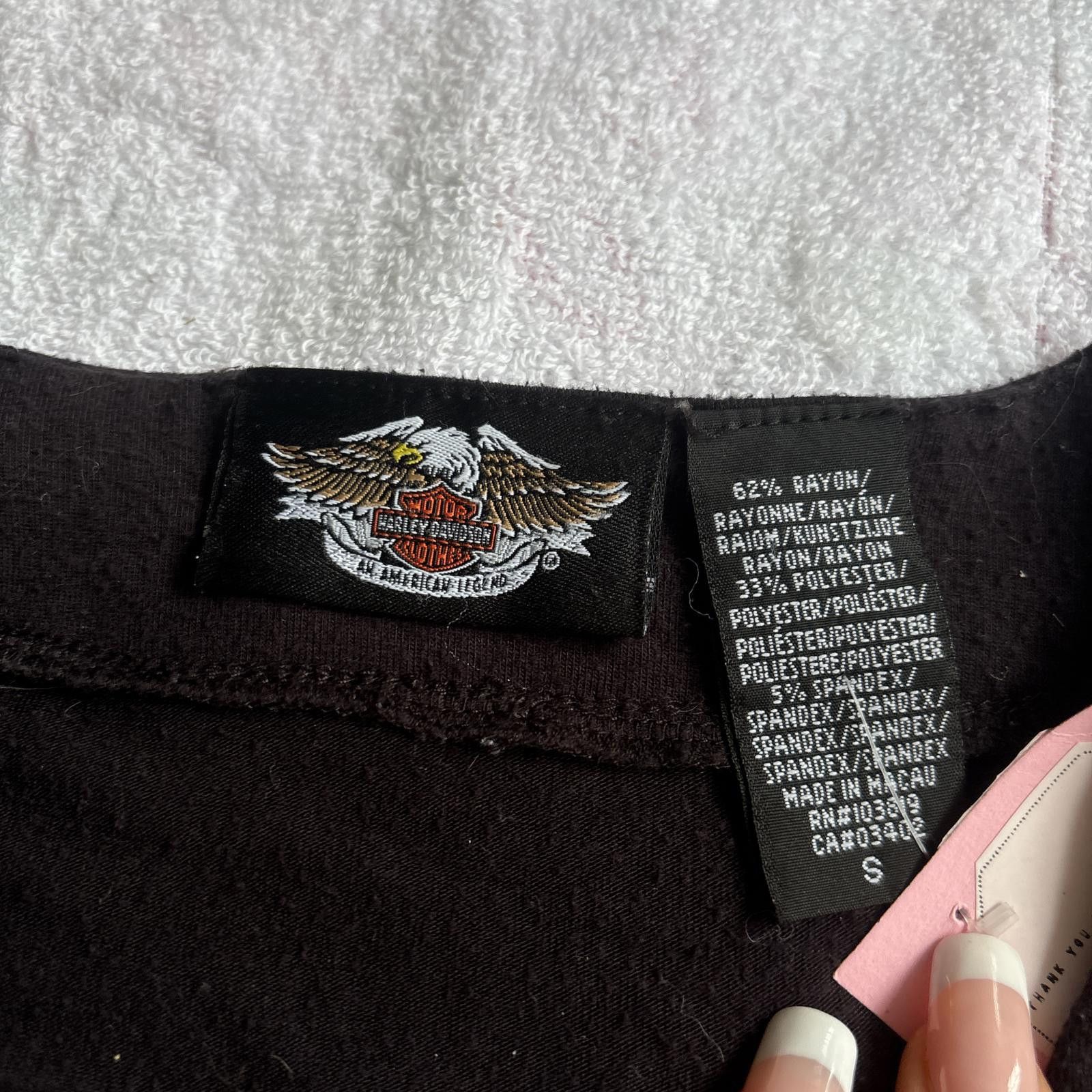Harley Davidson vintage grunge harley davidson studded tee Size S / US 4 / IT 40 - 4 Thumbnail