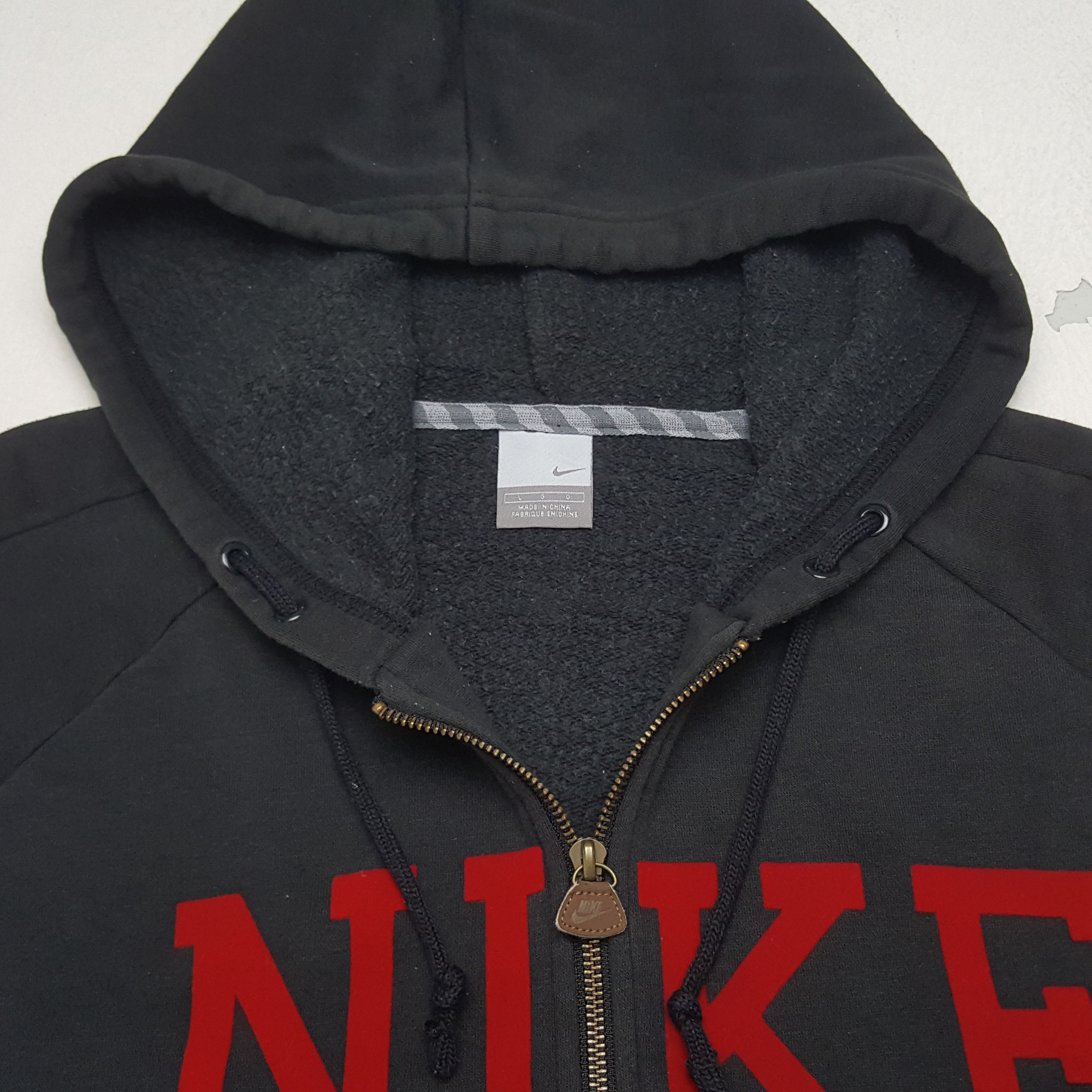 Nike × Vintage Vintage Nike Sports Style Big Logo Hoodies Jacket Size US L / EU 52-54 / 3 - 4 Thumbnail