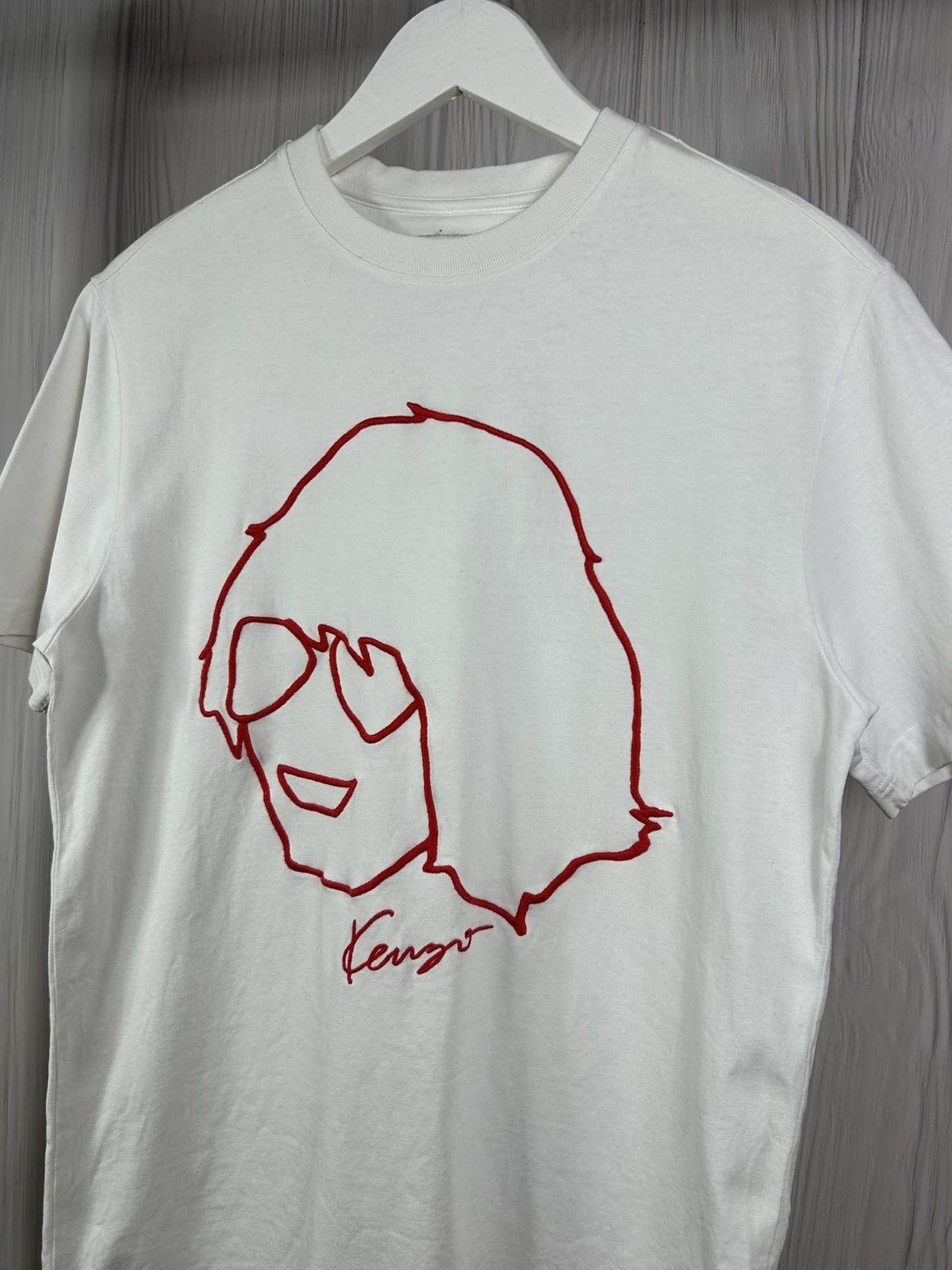 Kenzo KENZO Hommage Big Logo White T-Shirt Size XS Size US XS / EU 42 / 0 - 3 Thumbnail