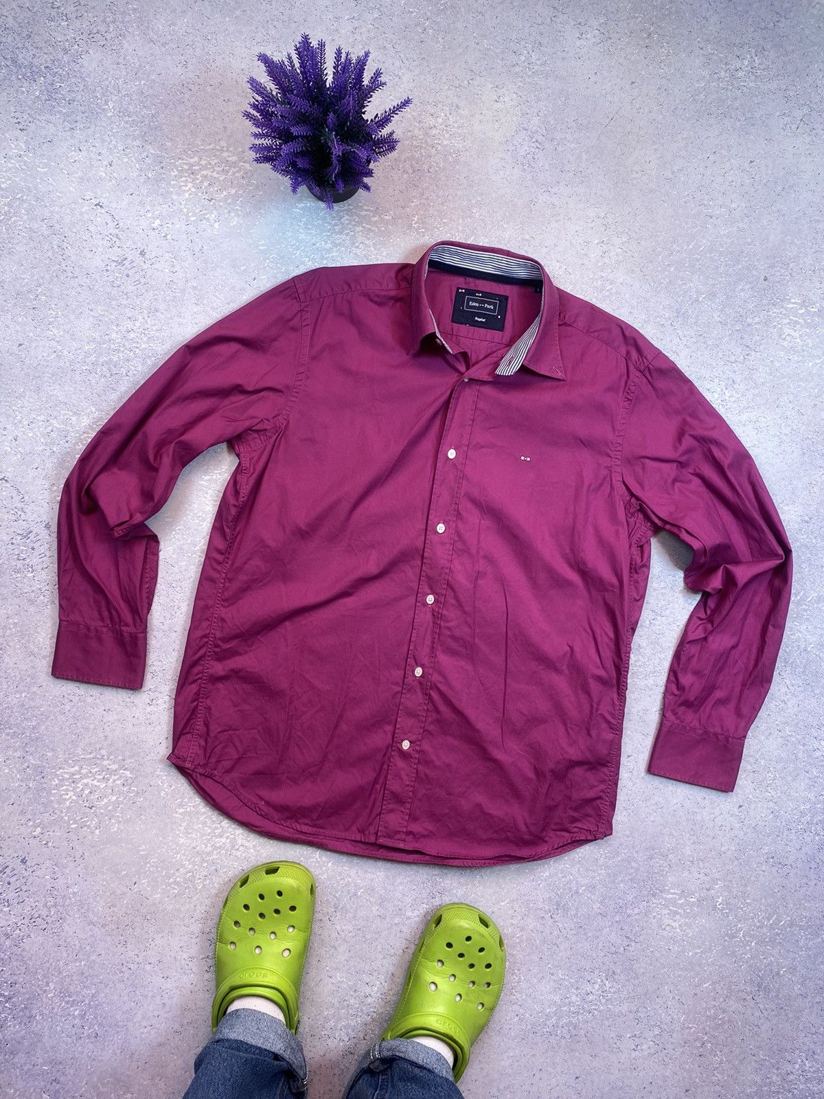 Eden Park Eden Park Men’s Pink Shirt Size Large Size US L / EU 52-54 / 3 - 2 Thumbnail