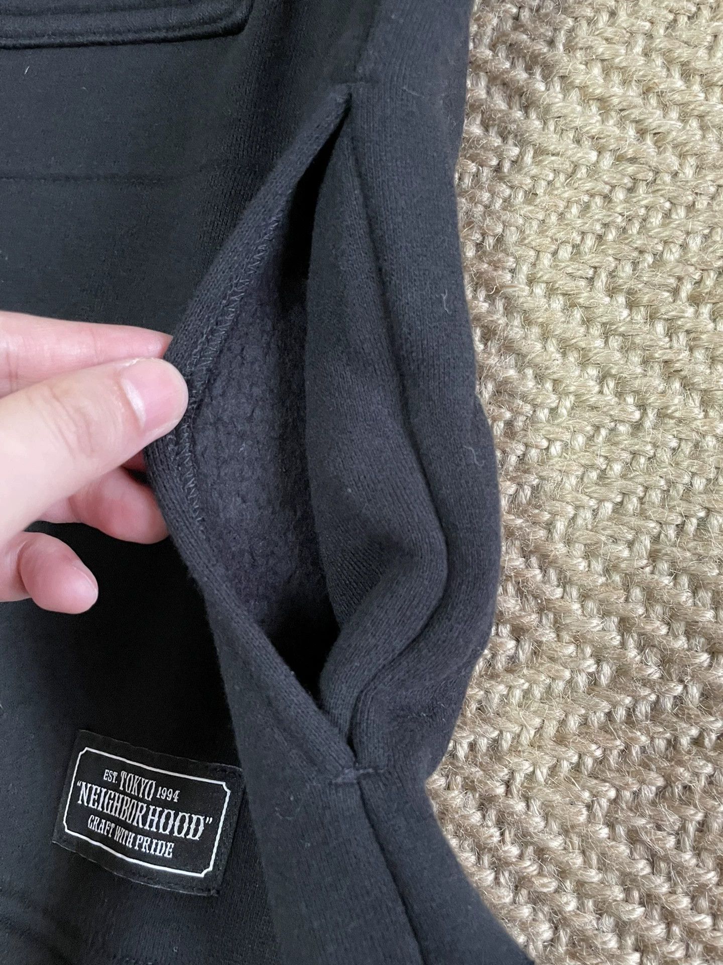 Neighborhood NBHD 18AW Half-Zip Fleece-Lined Hoodie M (new) Size US M / EU 48-50 / 2 - 4 Thumbnail
