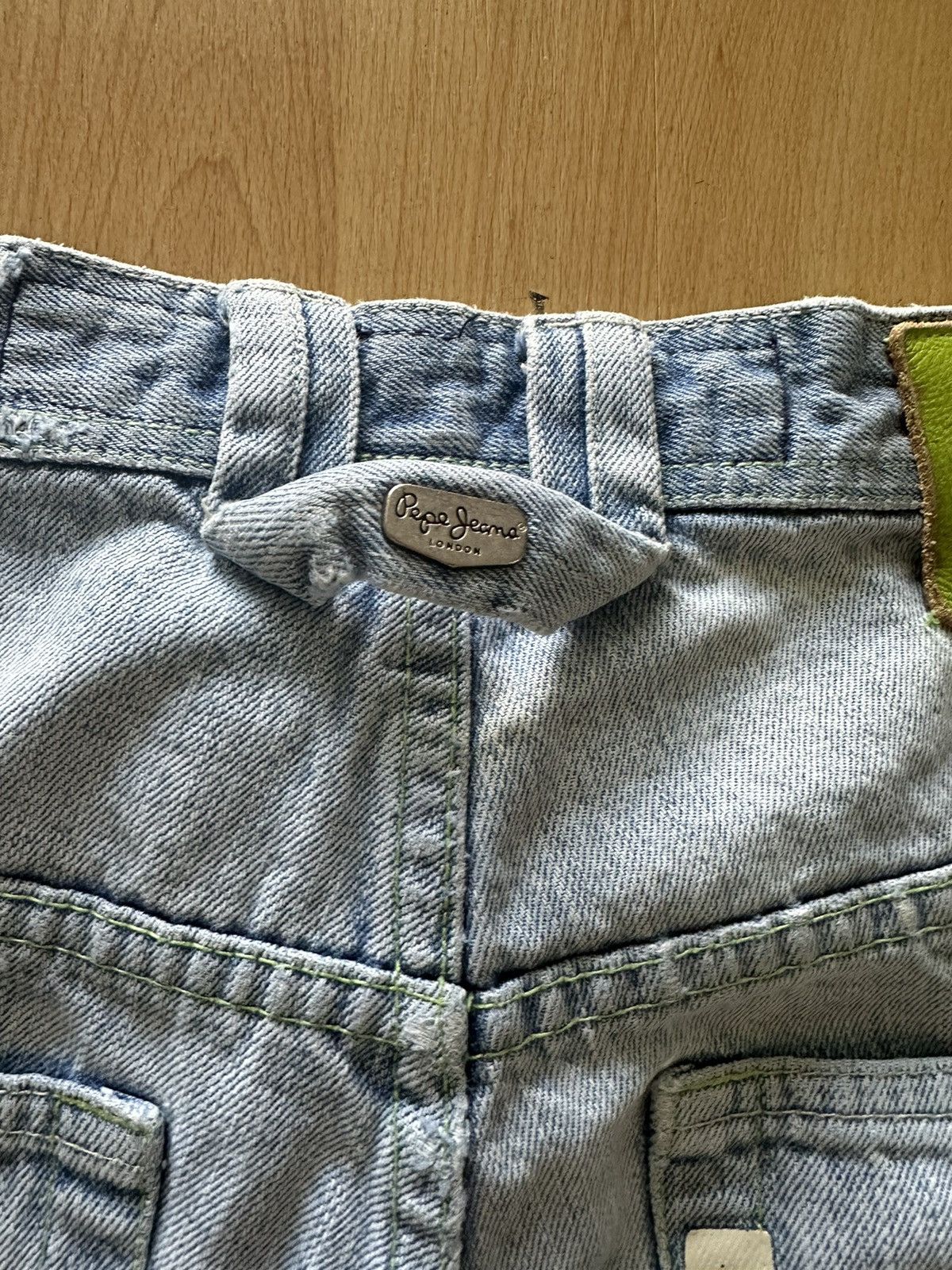 Pepe Jeans × Vintage Vintage 2000s Pepe Jeans Cargo Baggy Utility Rare Y2K Shorts Size US 34 / EU 50 - 9 Thumbnail