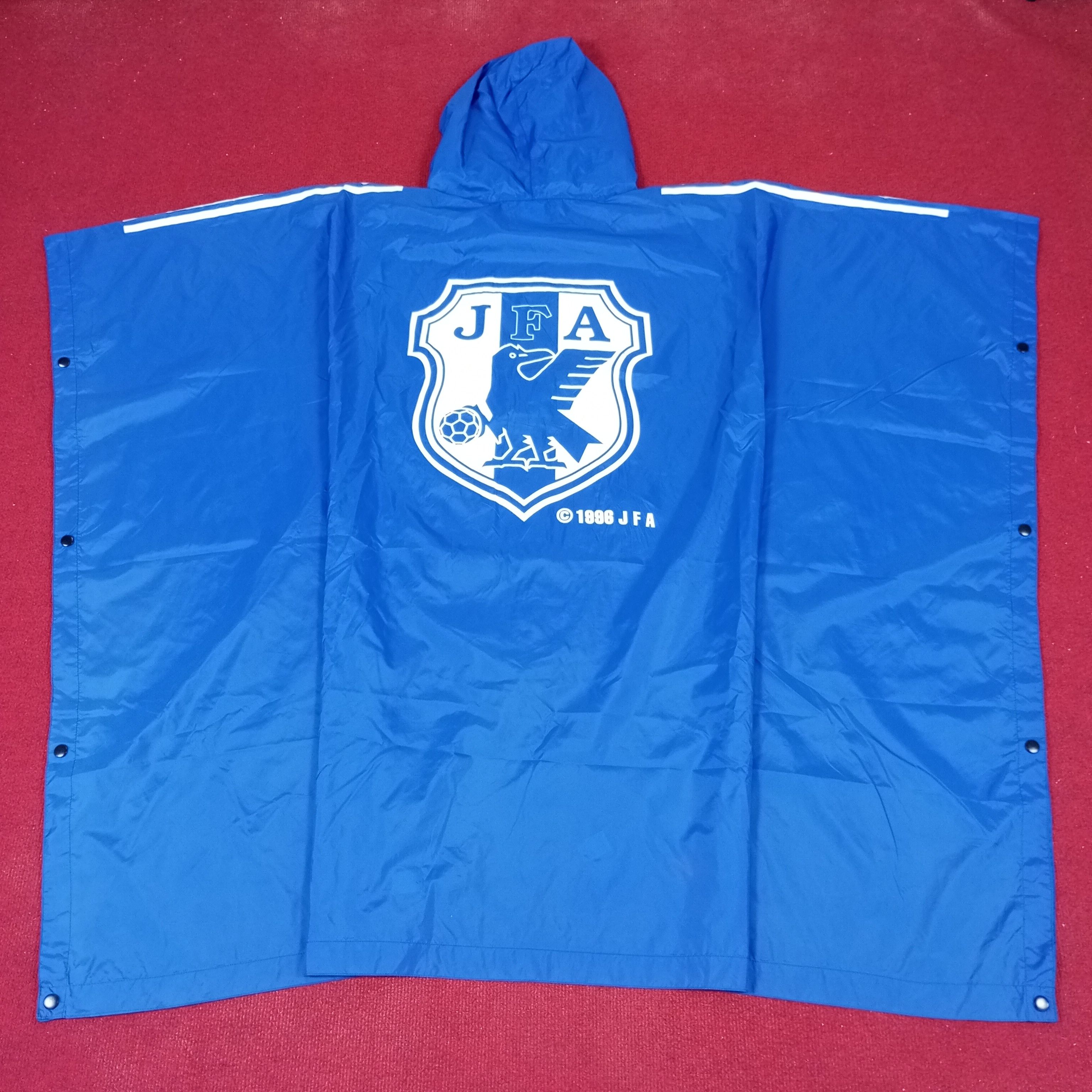 Adidas × Japan Blue × Vintage Adidas Japan Soccer Team Rain Jacket Size US XXL / EU 58 / 5 - 1 Thumbnail