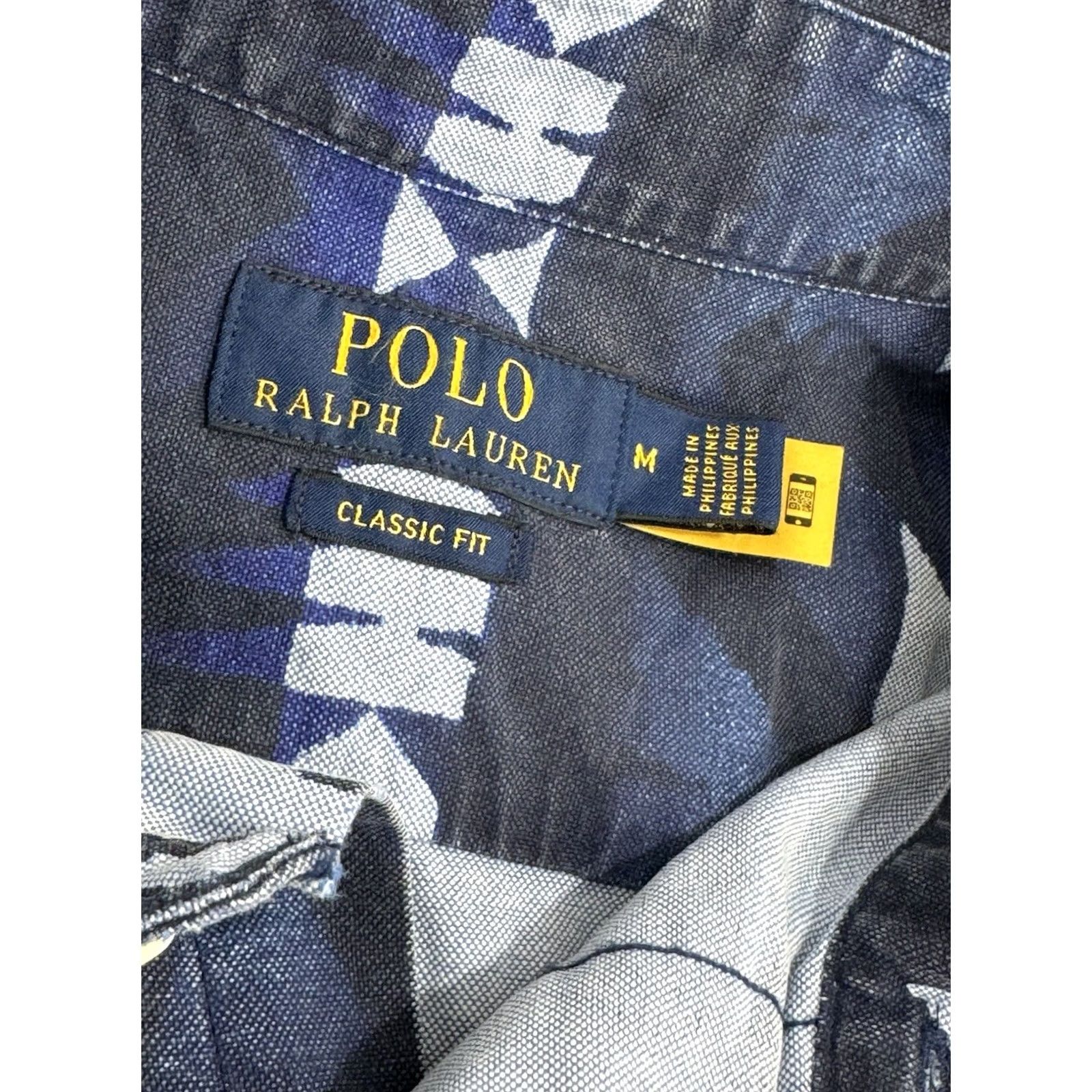 Polo Ralph Lauren POLO RALPH LAUREN - AZTEC Southwestern Mens M Work Shirt Size US M / EU 48-50 / 2 - 5 Thumbnail