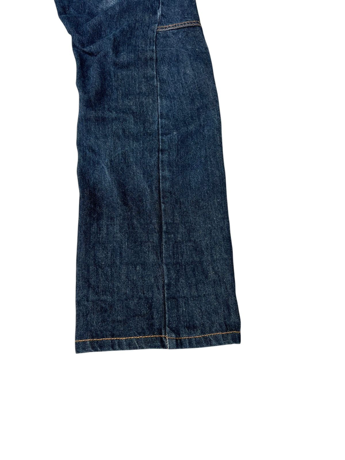 Vintage Double Waist Nylaus Clothing Japan Twisted Leg Denim Jeans Size US 31 - 10 Thumbnail