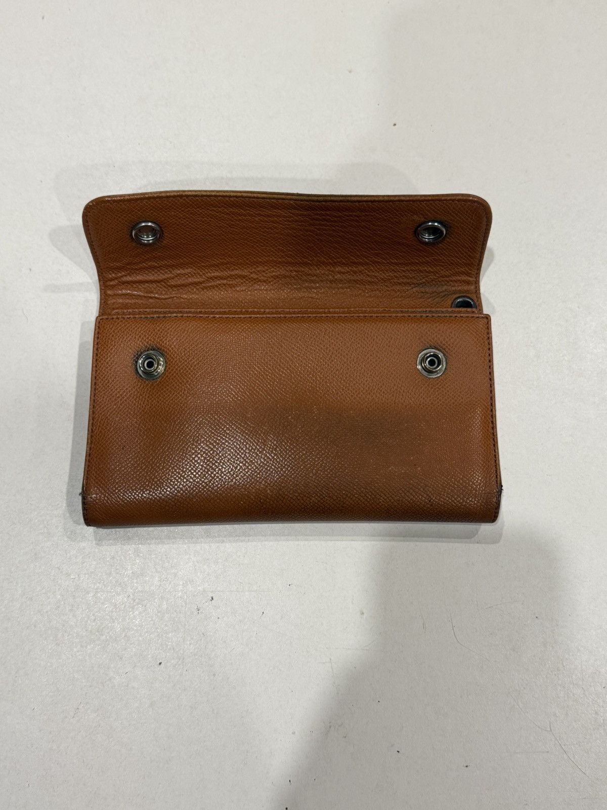 Chrome Hearts Chrome Hearts Wave Wallet Brown Leather Silver Cross Balls Size ONE SIZE - 10 Thumbnail