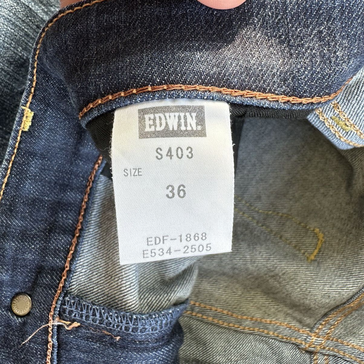 Japanese Brand Vintage Edwin Faded Denim Jeans Pants Size US 36 / EU 52 - 8 Thumbnail