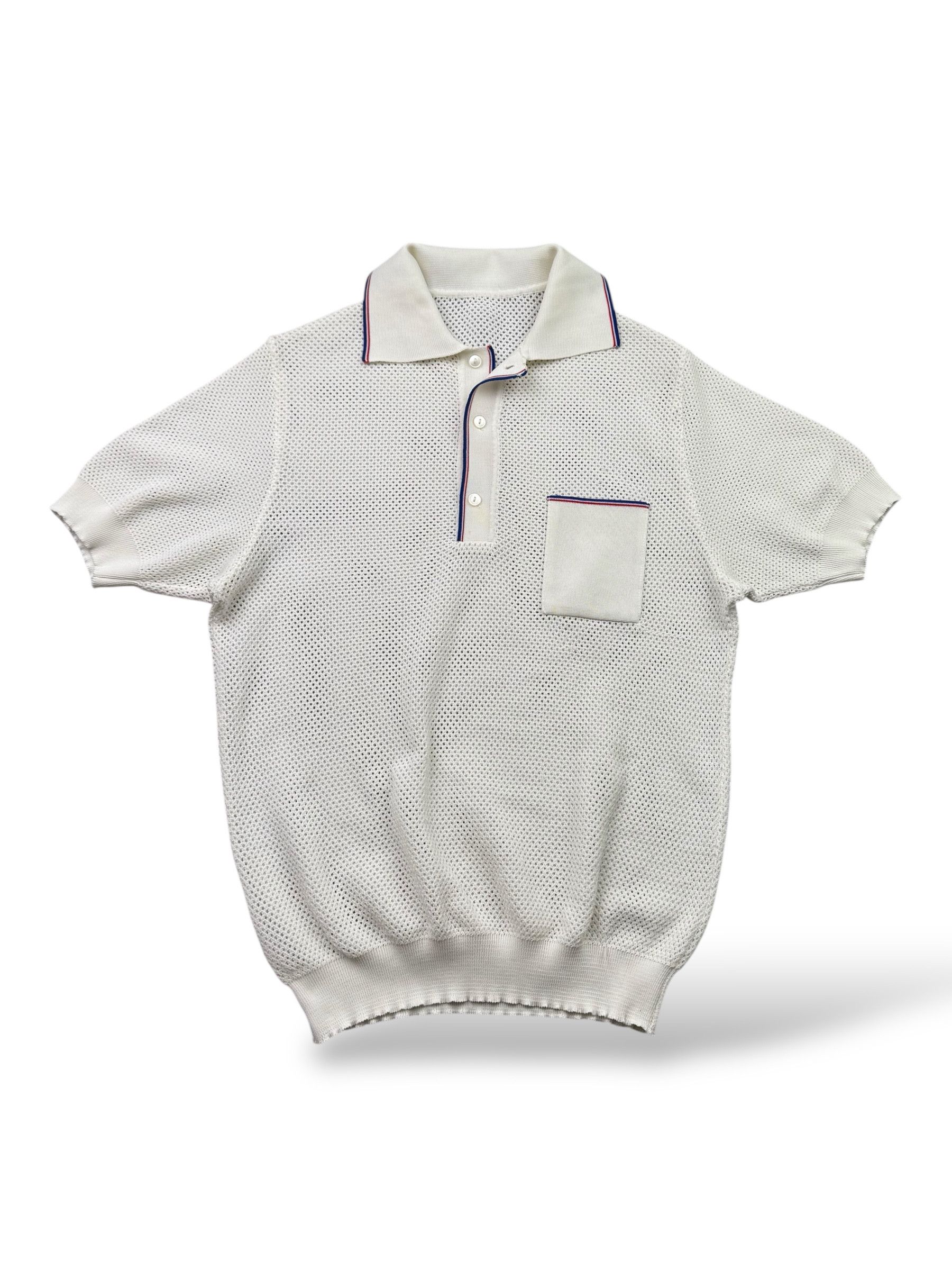 Vintage Mesh Polo T-Shirt W312