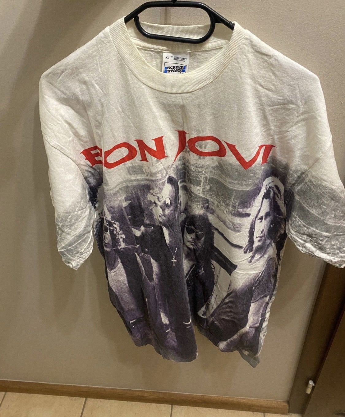 Band Tees Fullprint rare Vintage concert bon jovi these day 1996 tee Size US L / EU 52-54 / 3 - 1 Thumbnail