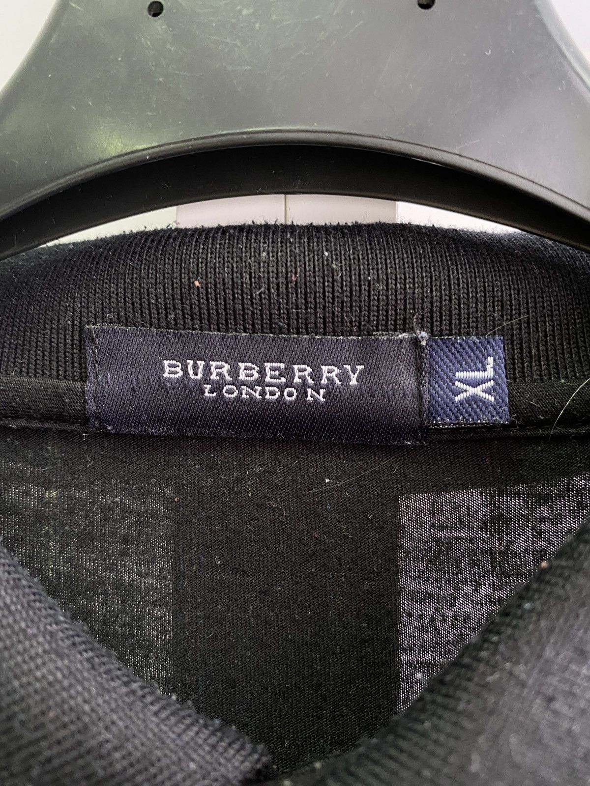 Burberry × Vintage Burberry London vintage short sleeve polo tee Size US XL / EU 56 / 4 - 4 Thumbnail