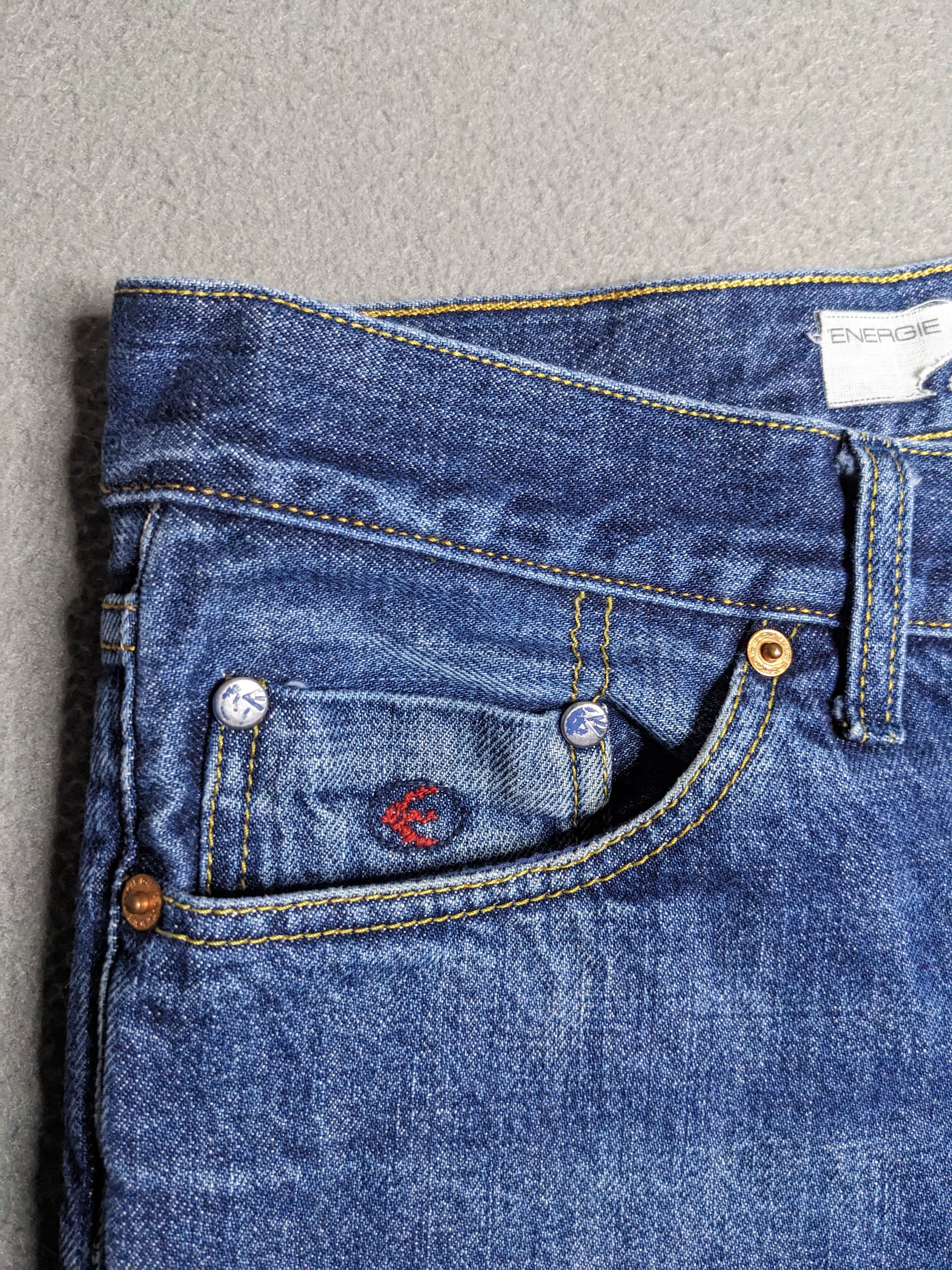 Energie VTG Energie Jeans Morris Straight 30x32 Y2K Button Fly Italy Size US 30 / EU 46 - 8 Thumbnail