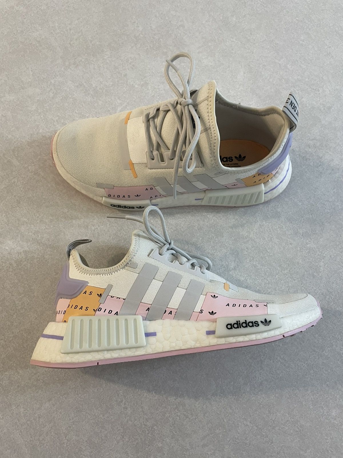 Adidas Adidas NMD R1 Crystal White Clear Pink Running Shoe Size 6.5 Size US 6.5 / IT 36.5 - 1 Thumbnail