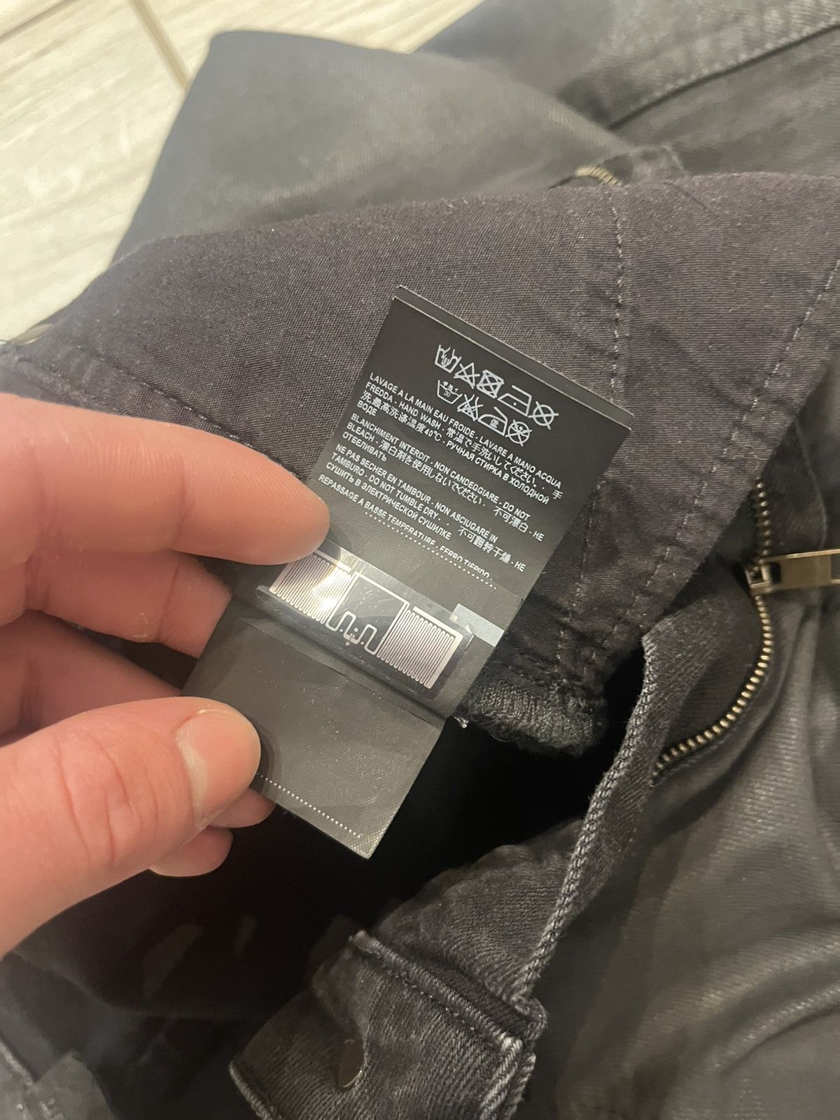 Saint Laurent Paris Waxed SLP Jeans Size US 30 / EU 46 - 9 Thumbnail