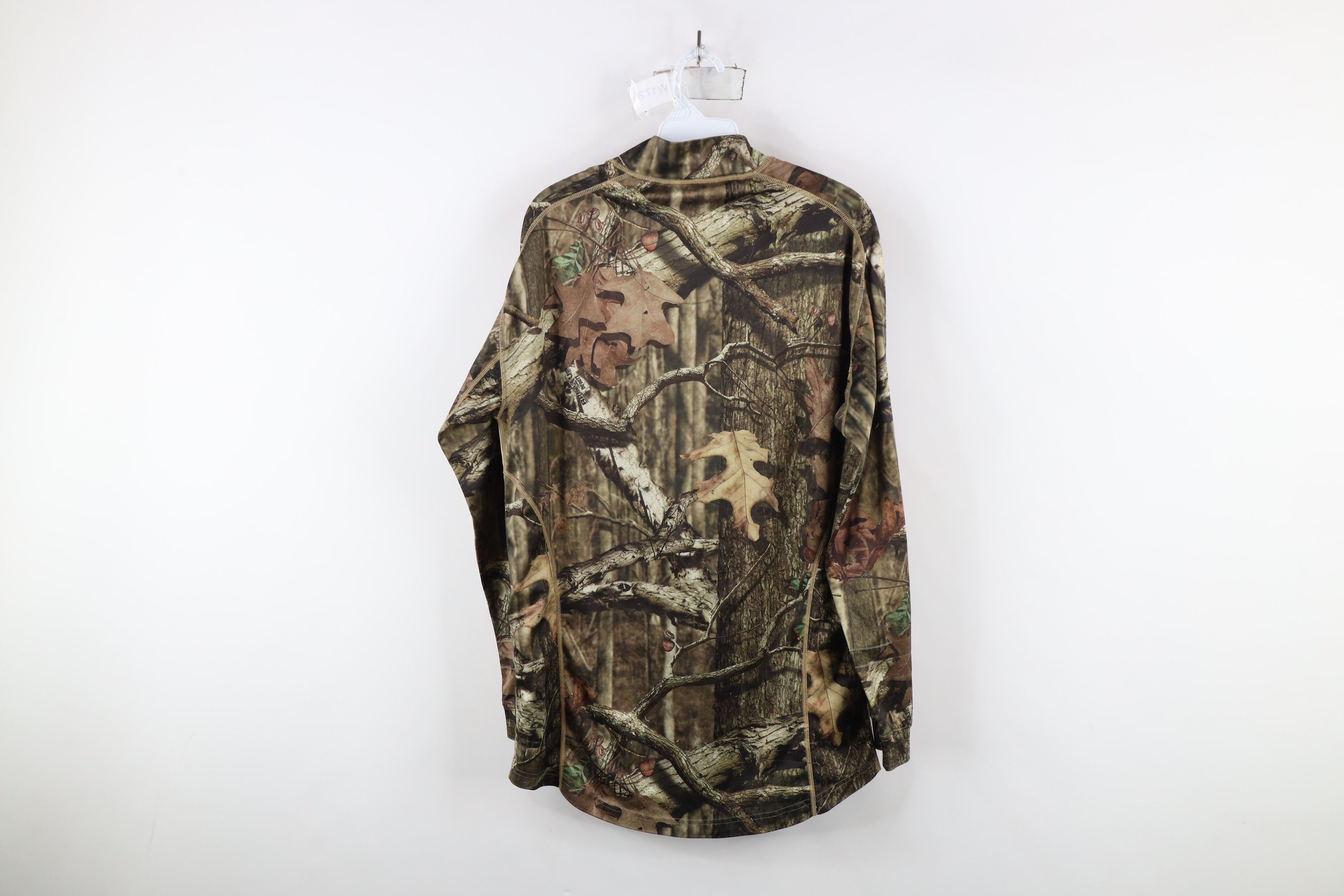 Vintage Vintage Y2K Streetwear Infinity Camouflage Mock Neck T-Shirt Size US M / EU 48-50 / 2 - 7 Thumbnail