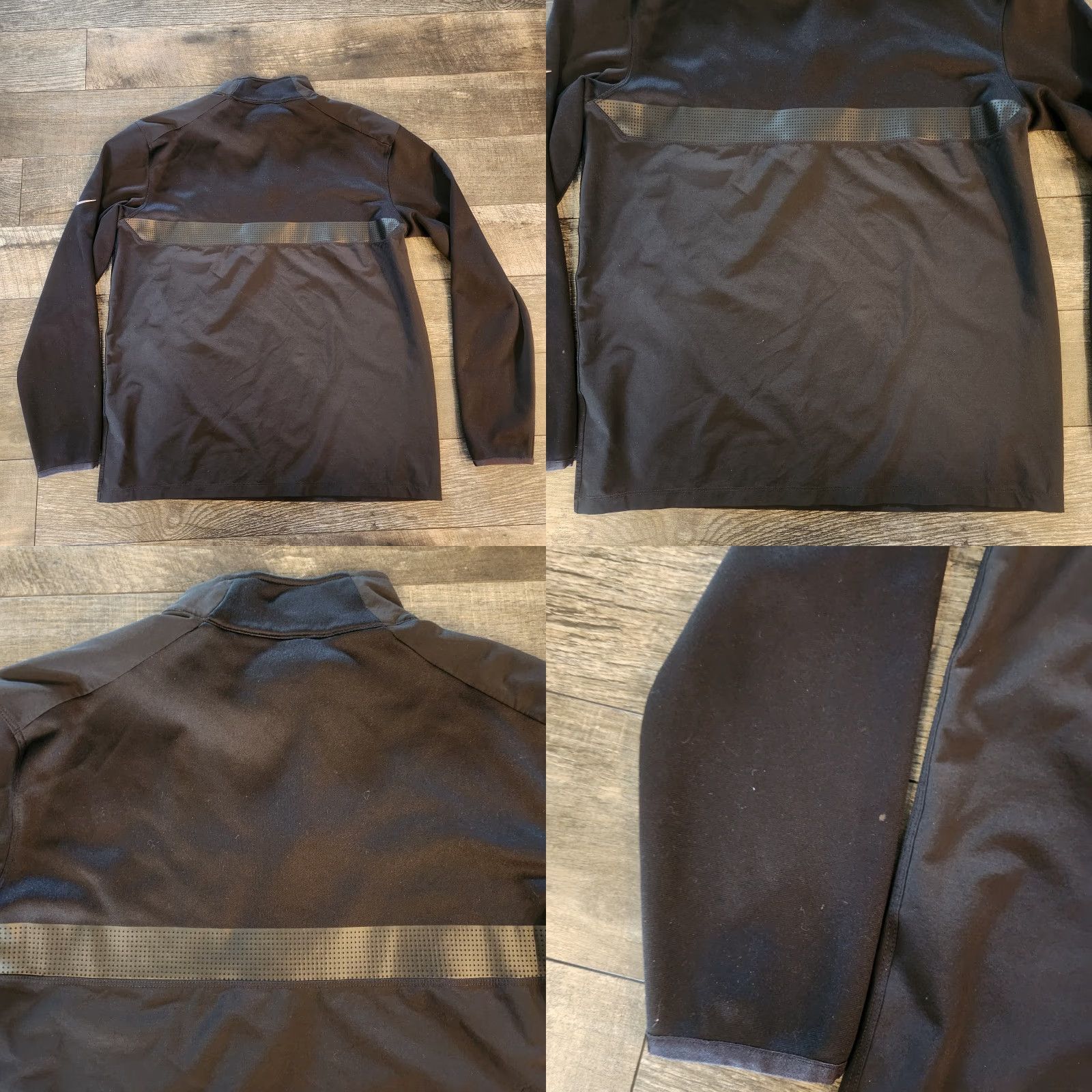 Nike Nike McClelland's Scotch Whisky 1/4 Zip Pullover Mens Medium Black Windbreaker Sweatshirt Size US M / EU 48-50 / 2 - 8 Thumbnail