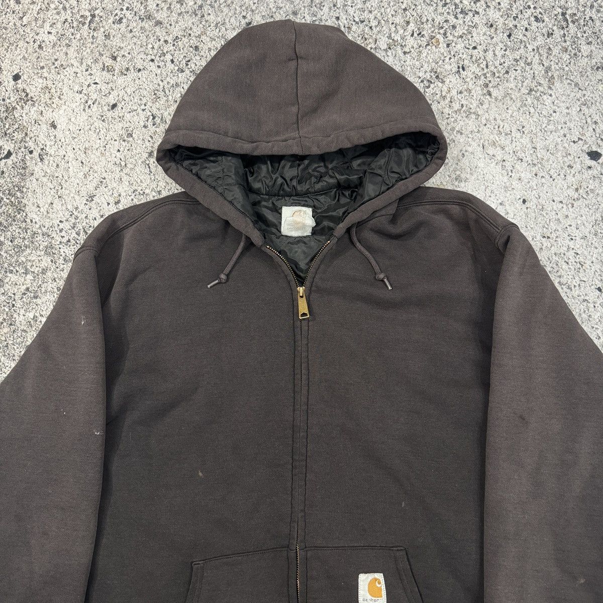 Carhartt Carhartt Thrashed Faded Distressed Zip Up Hoodie ERD Grunge Size US XXL / EU 58 / 5 - 5 Thumbnail