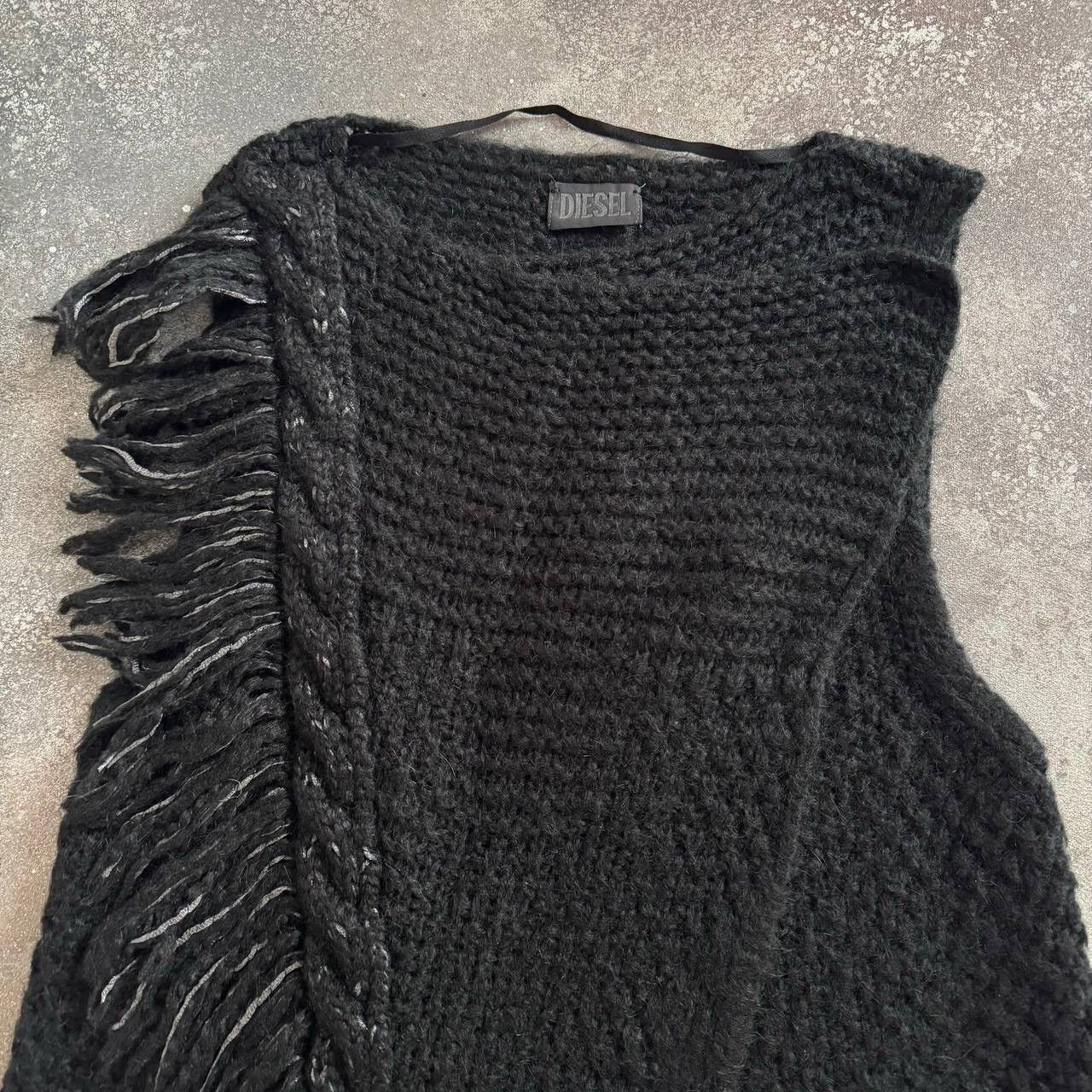 Diesel Diesel Vintage Fringe Mohair Knit Vest Size S / US 4 / IT 40 - 3 Thumbnail