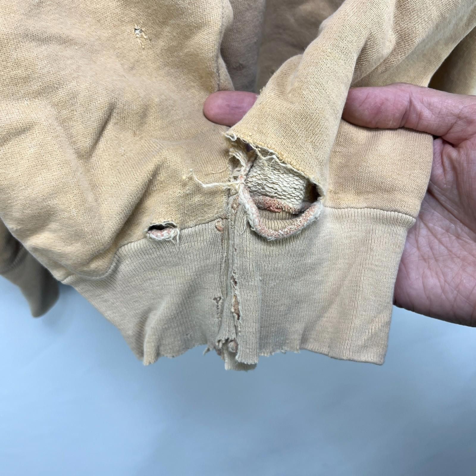 Vintage Vintage 80s Sun Faded Raglan Sweatshirt Medium Thrashed Size US M / EU 48-50 / 2 - 8 Thumbnail