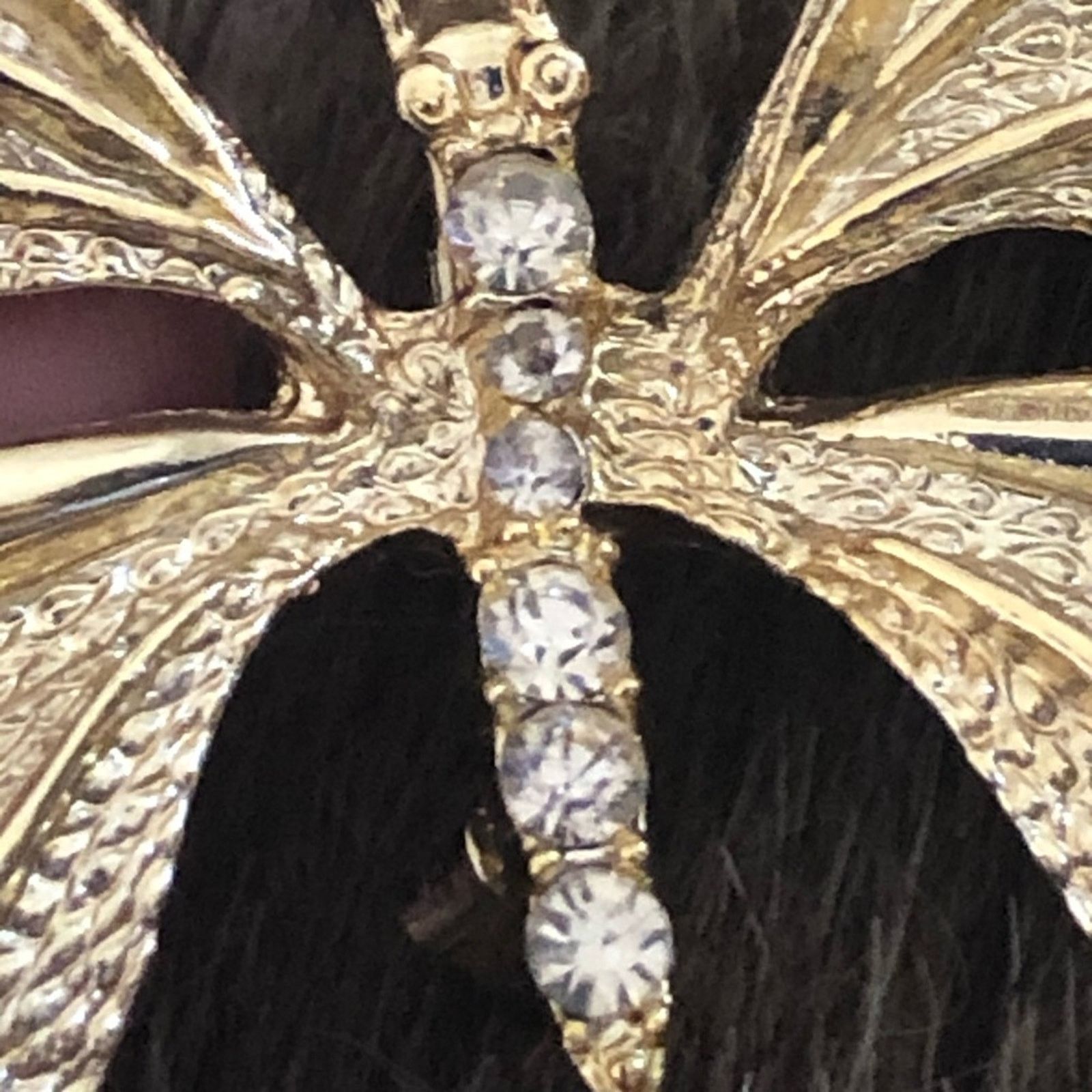 Vintage Vintage Gerrys gold butterfly stone accent brooch Size ONE SIZE - 5 Thumbnail