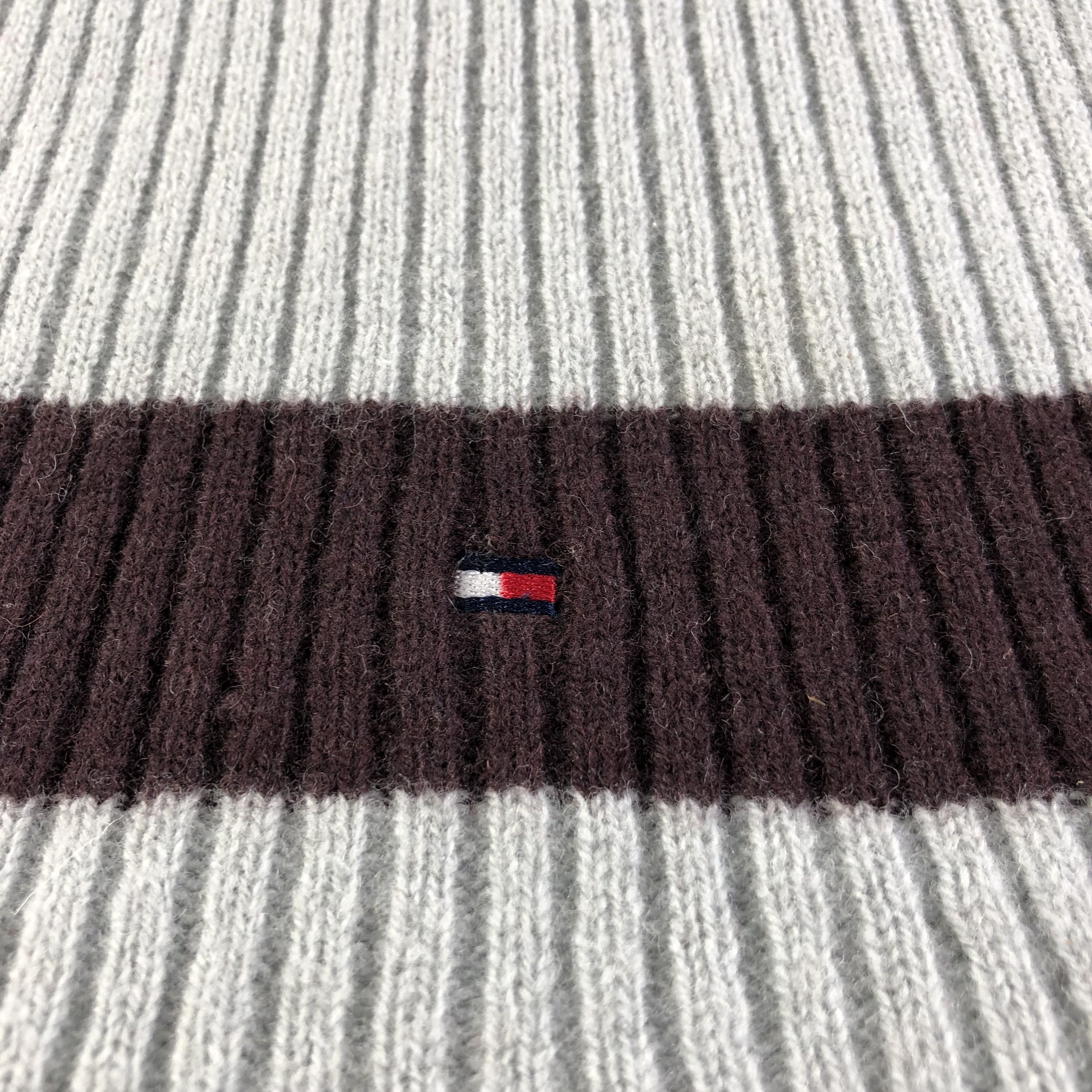 Tommy Hilfiger Tommy Hilfiger Pleated Wool Scarf Muffler V1061 Size ONE SIZE - 4 Thumbnail