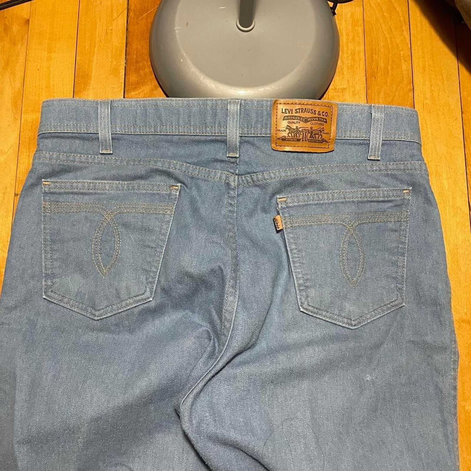 Levi's Vintage Levi’s Action Jeans Mens 36x32 Blue Denim Retro Size US 36 / EU 52 - 5 Thumbnail