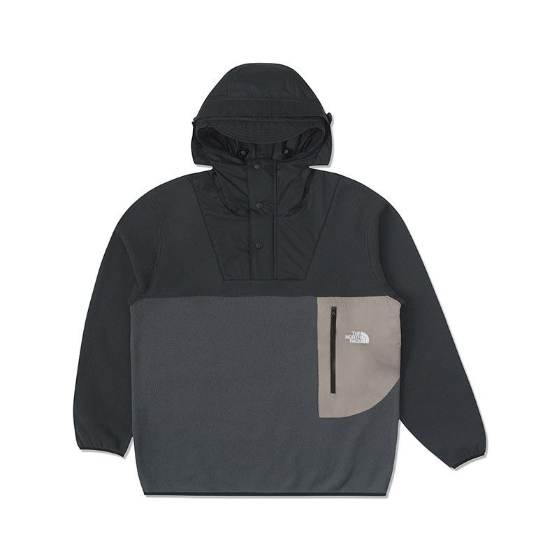 Urban Exploration KAZUKI COLOR MIX knit fleece HOODIE