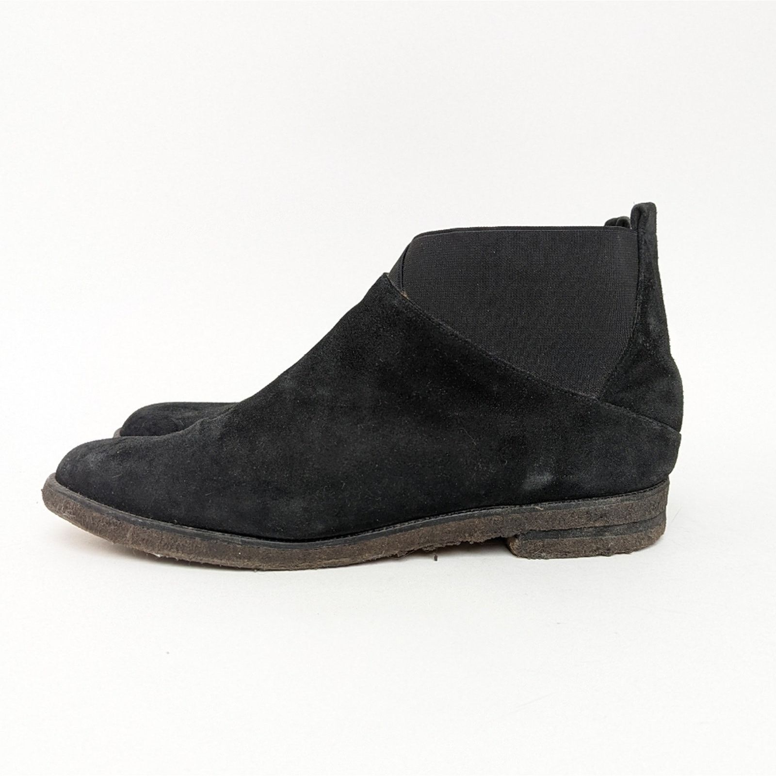 Stuart Weitzman Stuart Weitzman Black Suede Booties - 11.5 Size US 11.5 / IT 41.5 - 2 Thumbnail