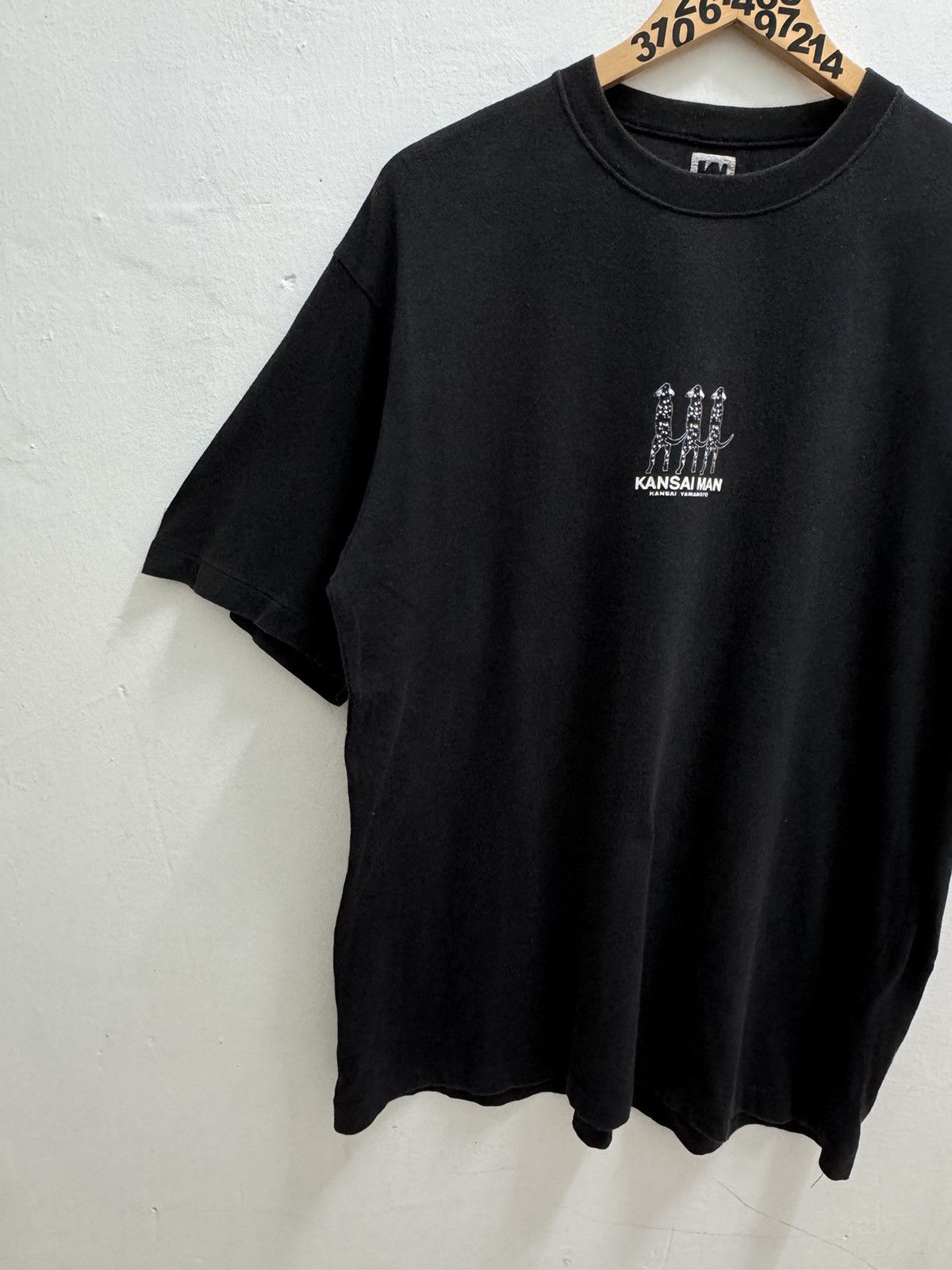 Vintage Kansai Yamamoto Single Stitch Center Logo Sun Faded
