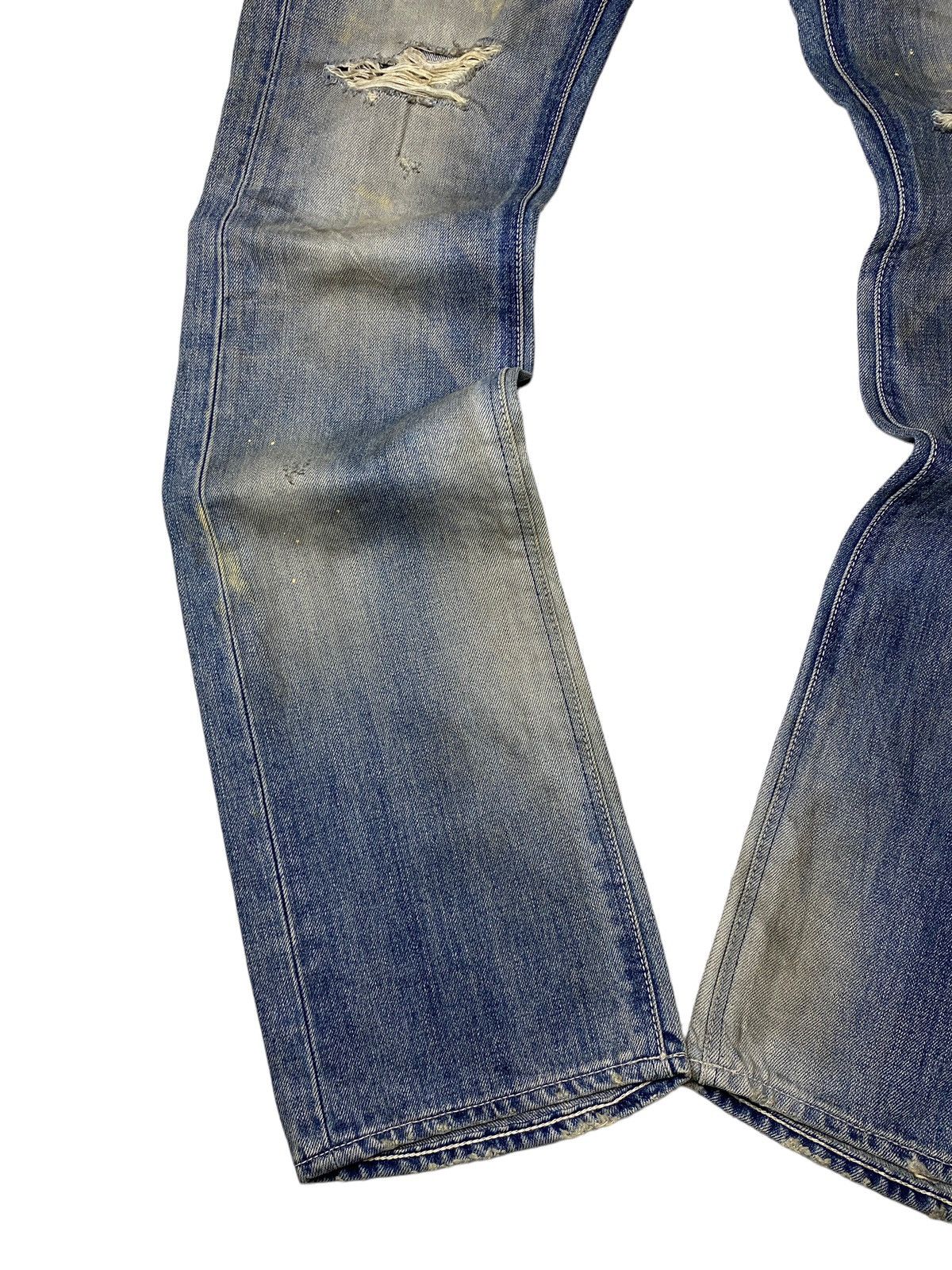 If Six Was Nine Vanquish Murder License Flared Distressed Jeans Size US 29 - 6 Thumbnail