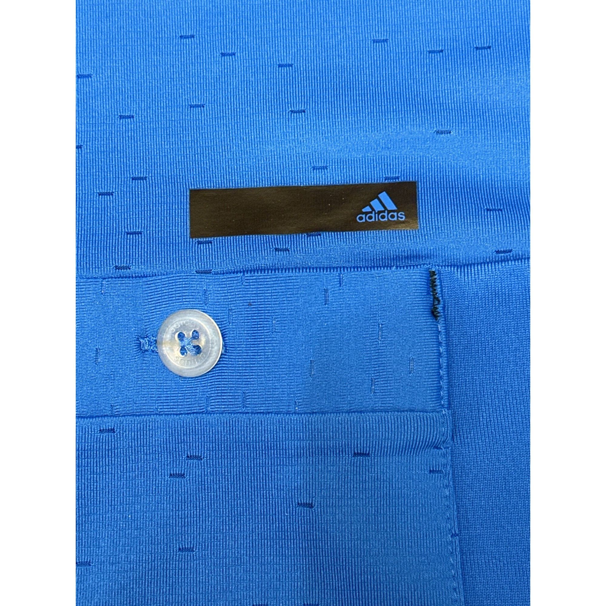 Adidas Adidas Puremotion CoolMax Golf Polo Dark Blue Size Large Mo Size US L / EU 52-54 / 3 - 4 Thumbnail