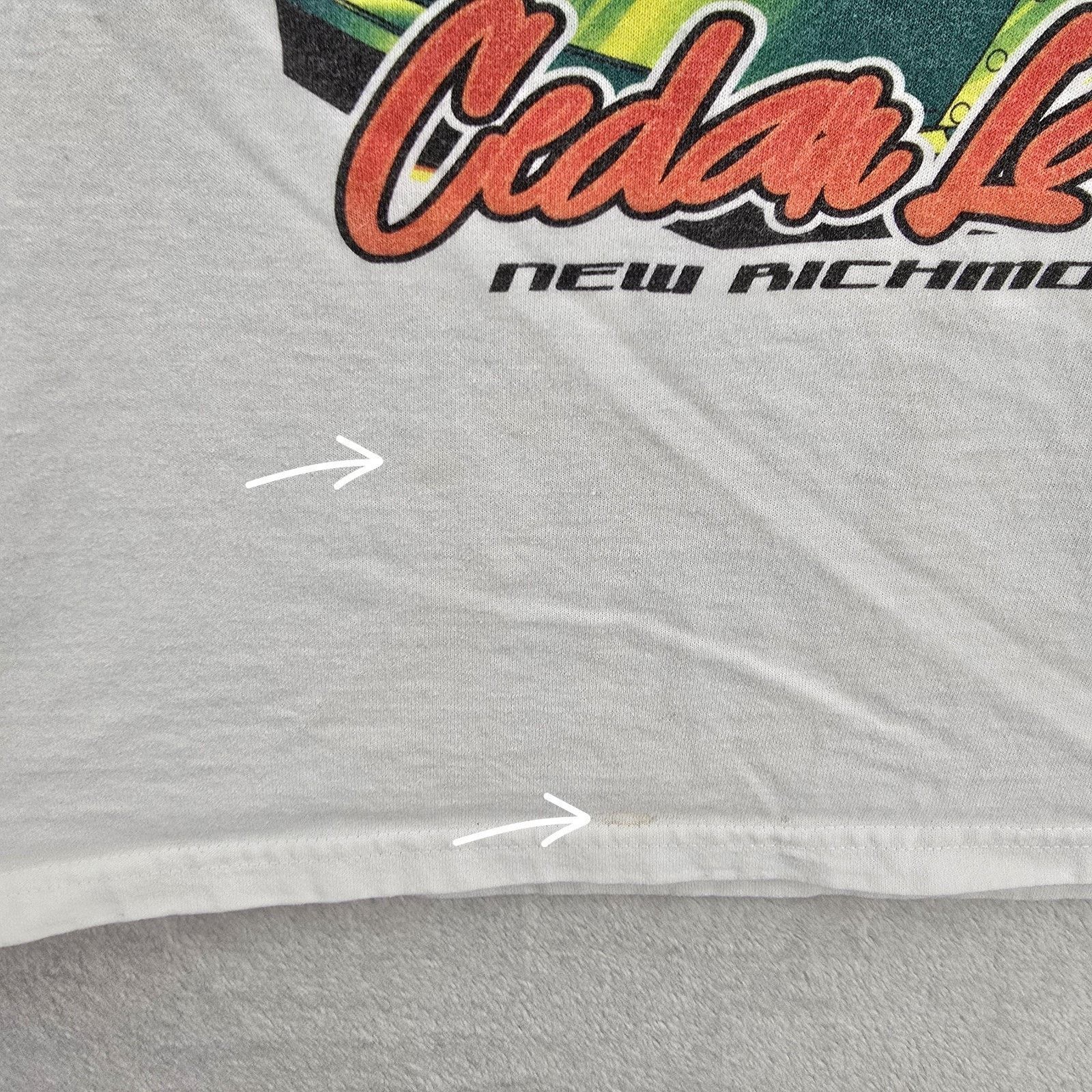 Hanes Vtg Wissota 100 Racing Shirt XL Y2k 2005 Nascar Autograph Size US XL / EU 56 / 4 - 4 Thumbnail