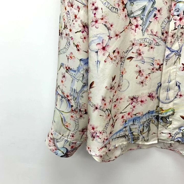Dior Dior x Hajime Sorayama Silk Collared Shirt Size US L / EU 52-54 / 3 - 4 Thumbnail