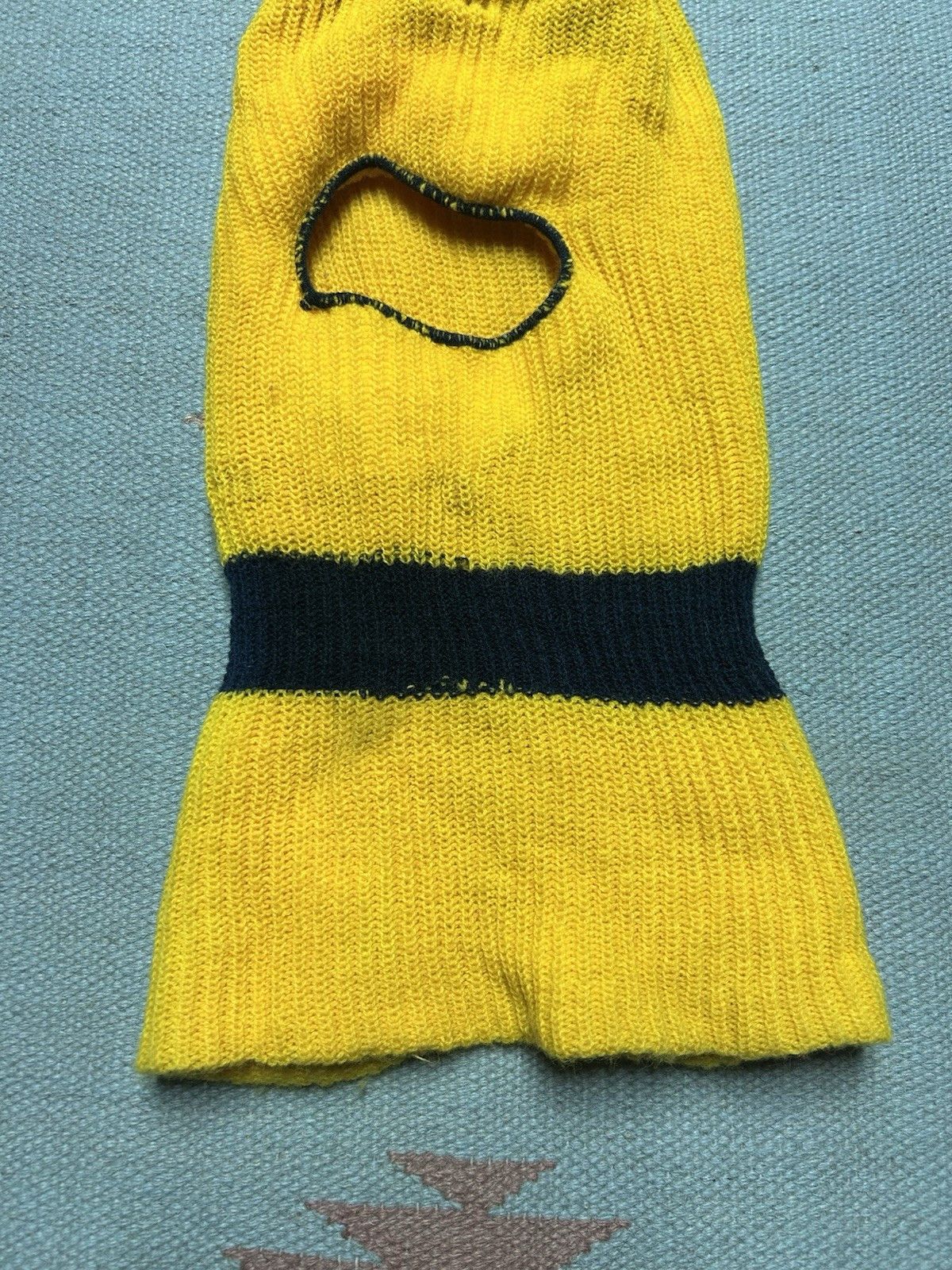 Vintage Vintage knit beanie balaclava robber mask snowmobile hat Size ONE SIZE - 2 Thumbnail