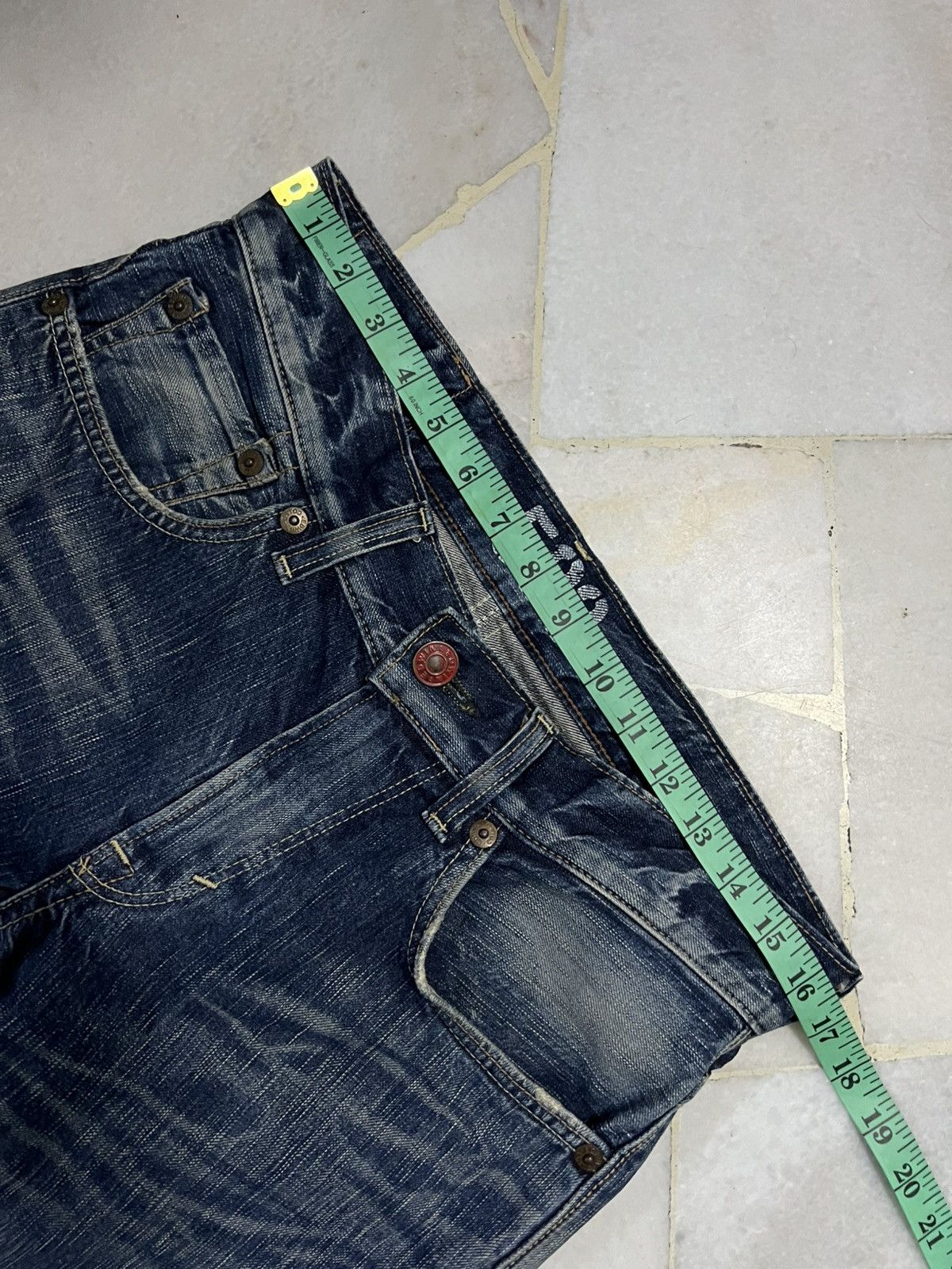 Kapital EDWIN 503 BLUE TRIP MUD WASH BOOTCUT JEANS Size US 32 / EU 48 - 3 Thumbnail