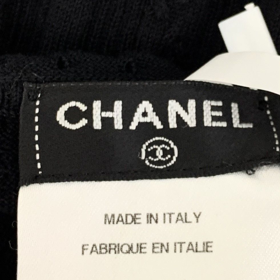 Chanel Chanel Black Double C Sleeveless Knit Vest K26WX Size M / US 6-8 / IT 42-44 - 5 Thumbnail