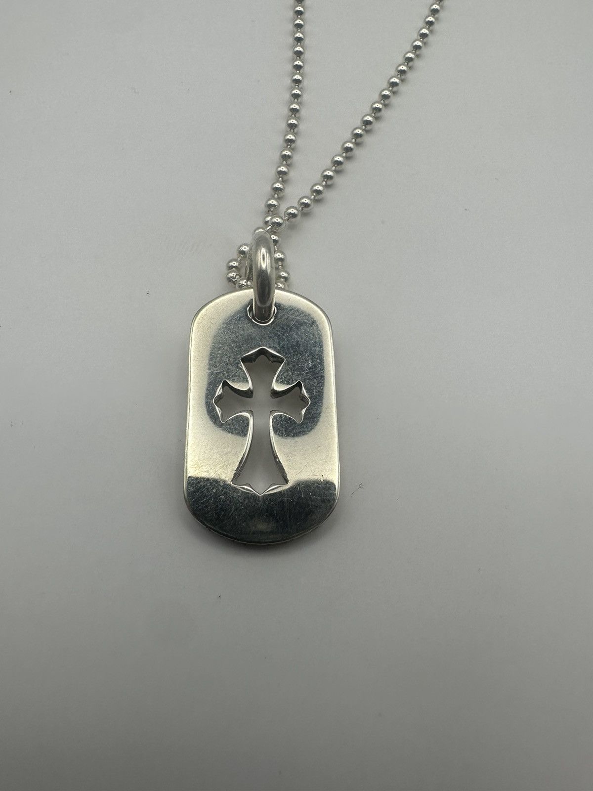 Chrome Hearts Chrome hearts silver cross cut out dog tag Size ONE SIZE - 2 Thumbnail