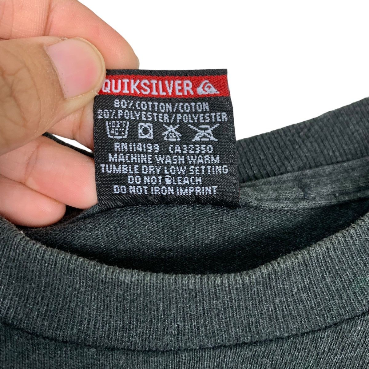 Quiksilver Quiksilver Big Logo Tees Boys XL #0761-C35 Size US XL / EU 56 / 4 - 11 Thumbnail