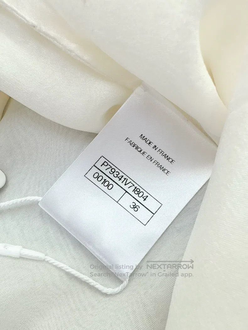 Chanel Chanel 25S spring and summer show white silk dress Size XS / US 0-2 / IT 36-38 - 5 Thumbnail