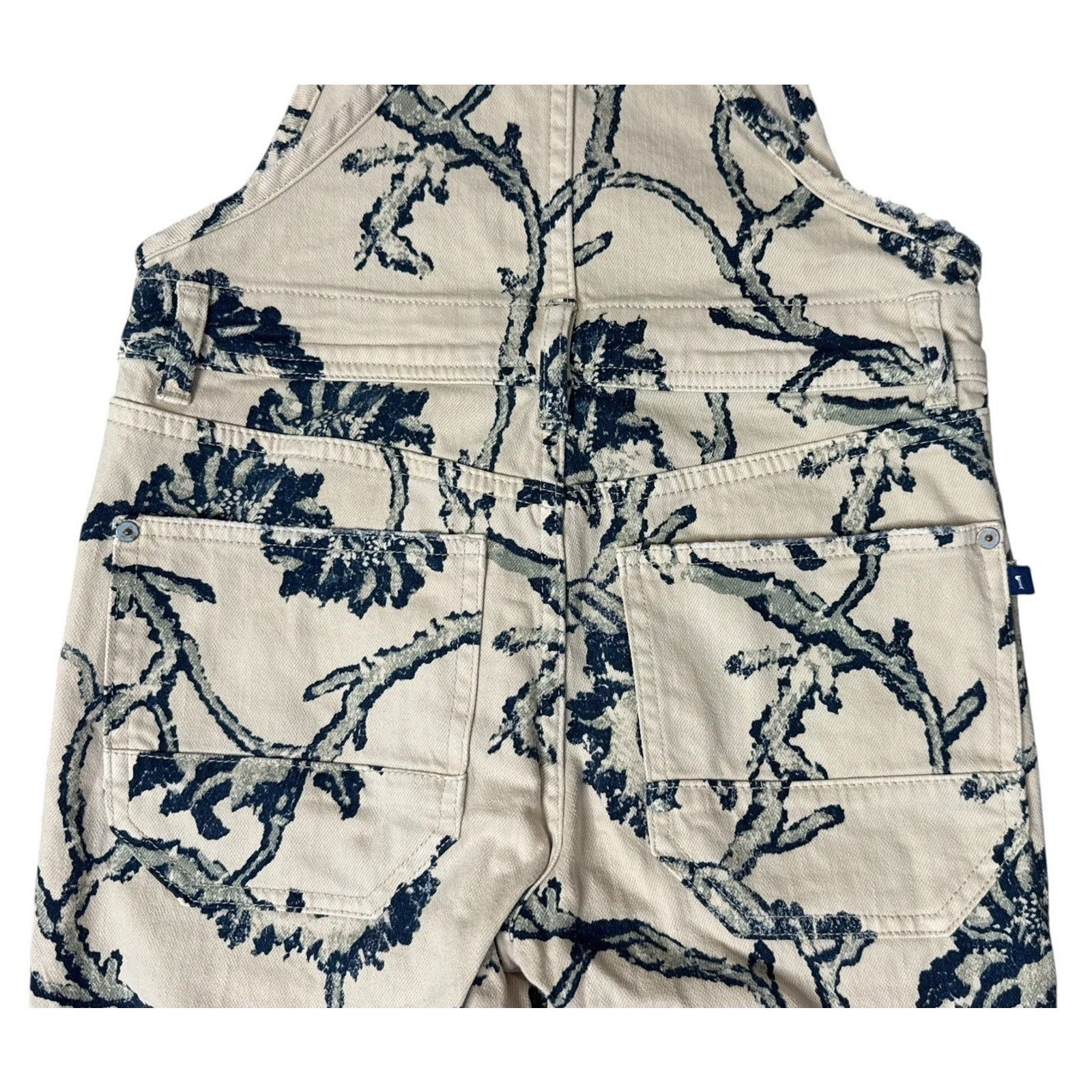 Anthropologie Anthropologie PILCRO The Painters Floral Denim Overalls 24 Size 24" / US 00 / IT 34 - 9 Thumbnail