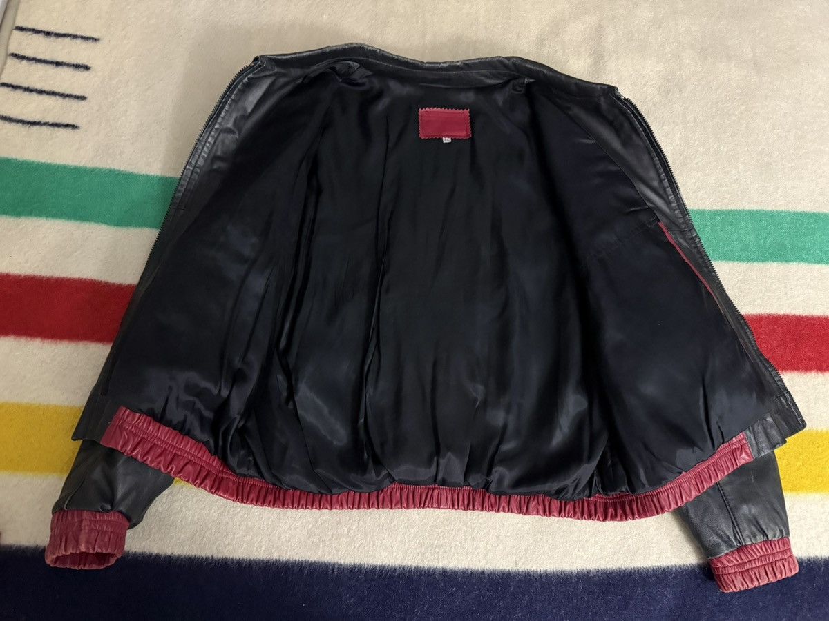 Leather Vintage 80s Dapper Dan Afro African American Leather Jacket Size US XL / EU 56 / 4 - 10 Thumbnail
