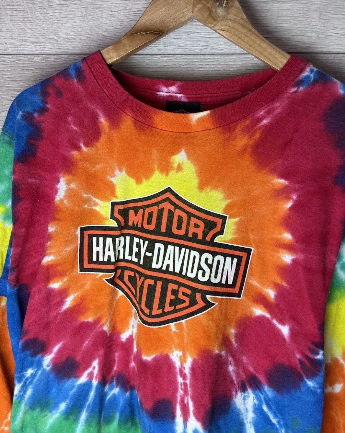 Harley Davidson Harley Davidson T-Shirt Long Multicoloured 2008 Vintage Size US S / EU 44-46 / 1 - 4 Thumbnail